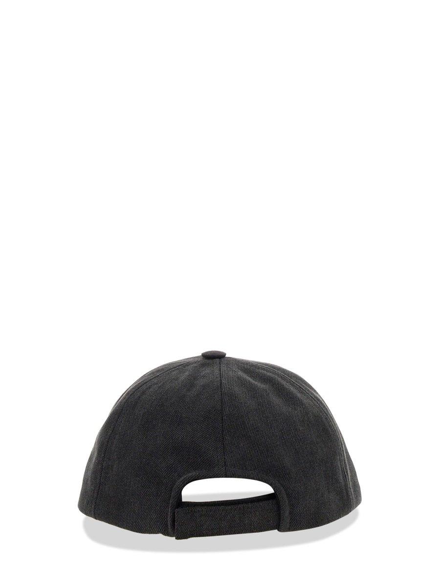 Shop Isabel Marant Logo Embroidered Curved-peak Baseball Cap In Black