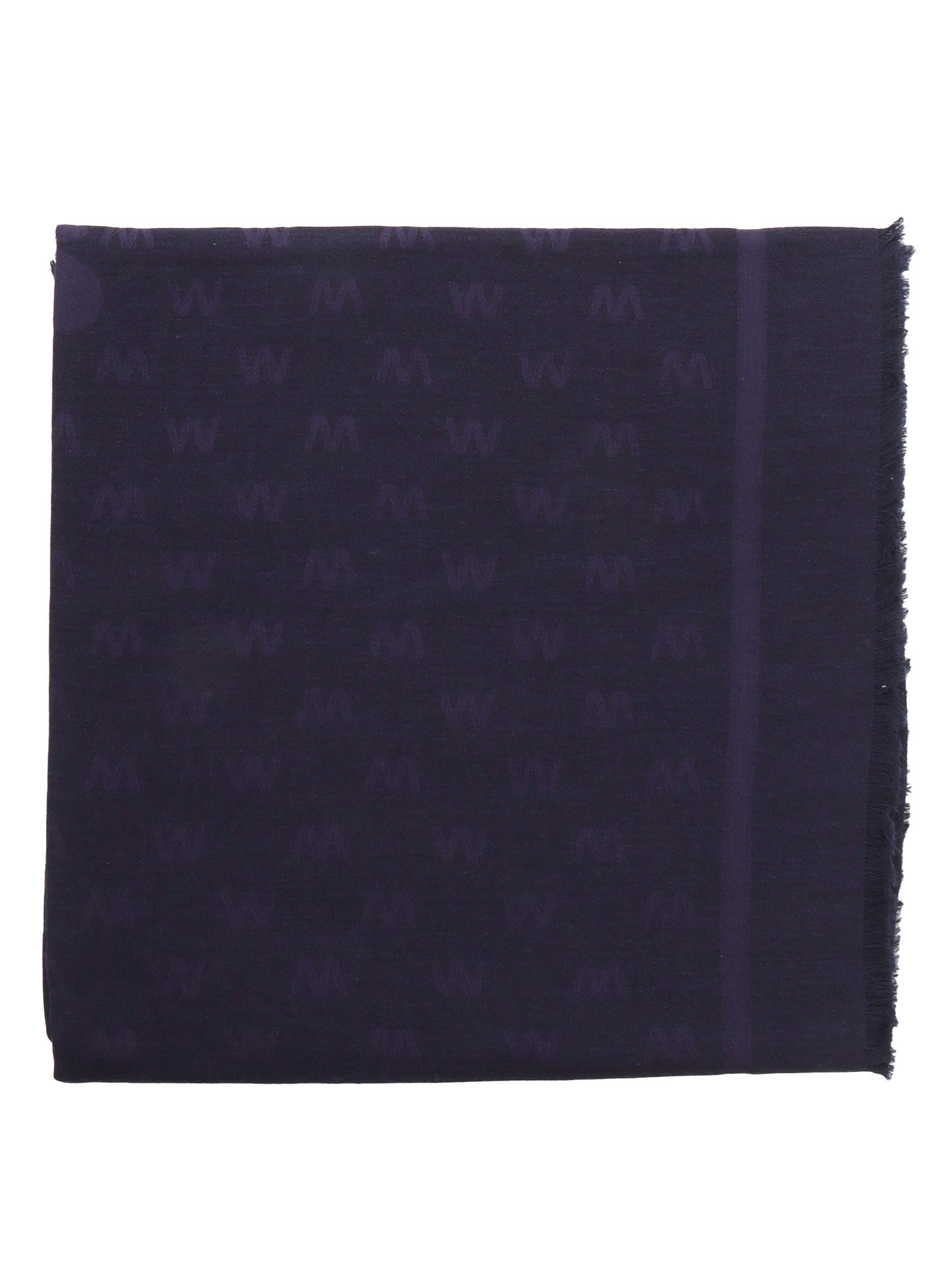 Shop Weekend Max Mara Dire Ultramarine Stole/square Scarf In Blue