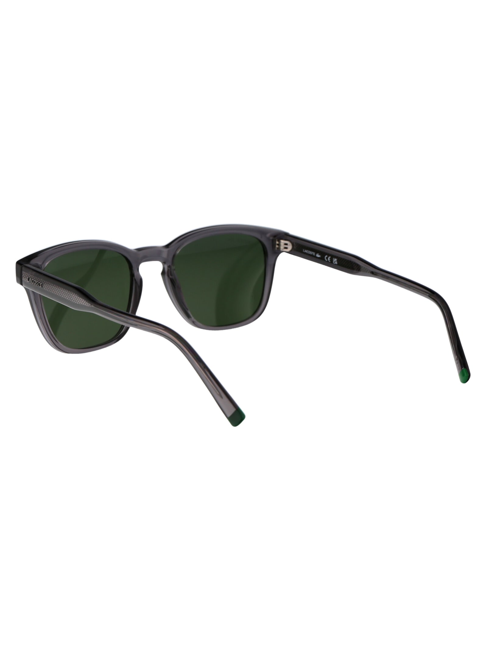 Shop Lacoste L6026s Sunglasses In 035 Transparent Grey