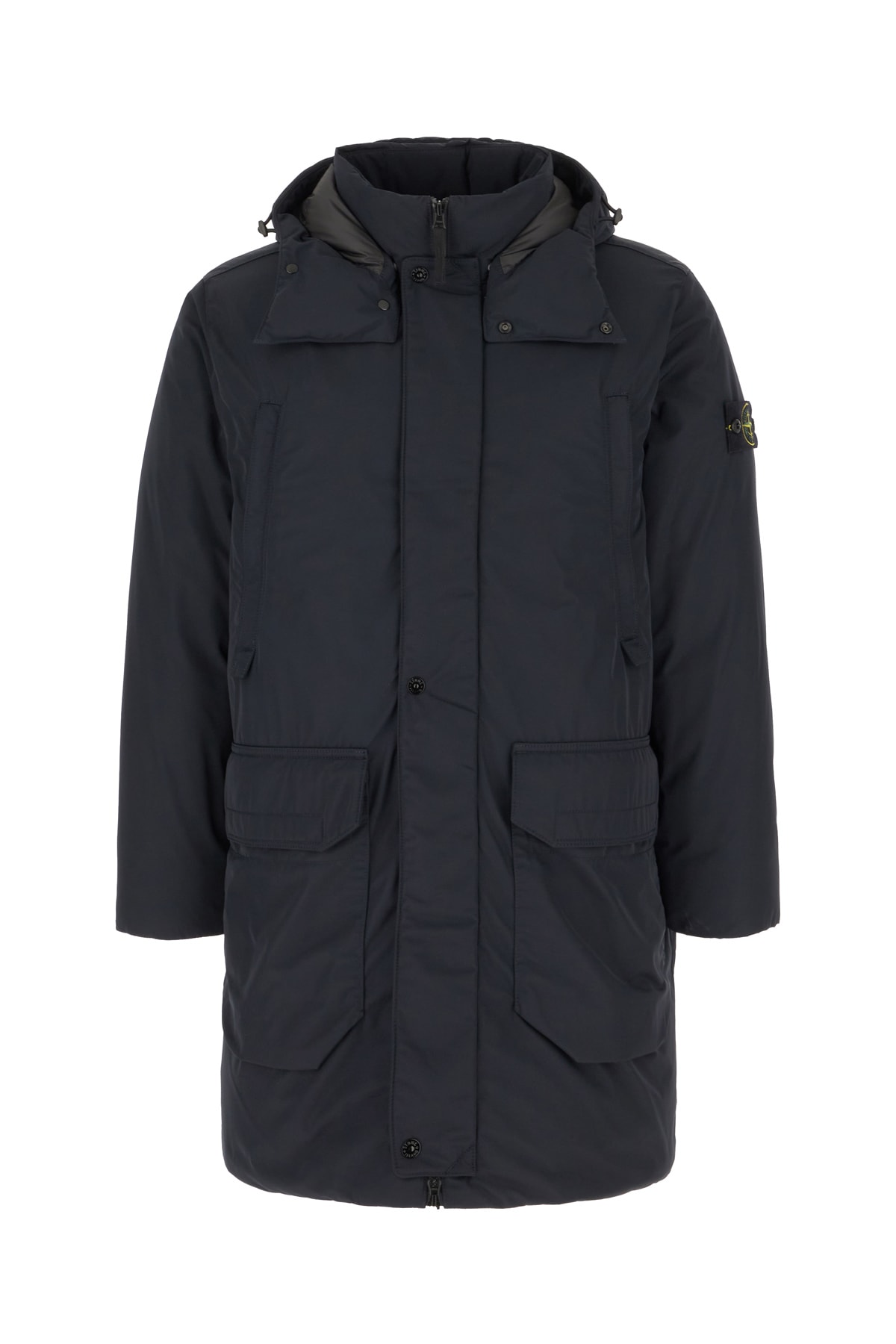 STONE ISLAND MIDNIGHT BLUE POLYESTER DOWN JACKET 