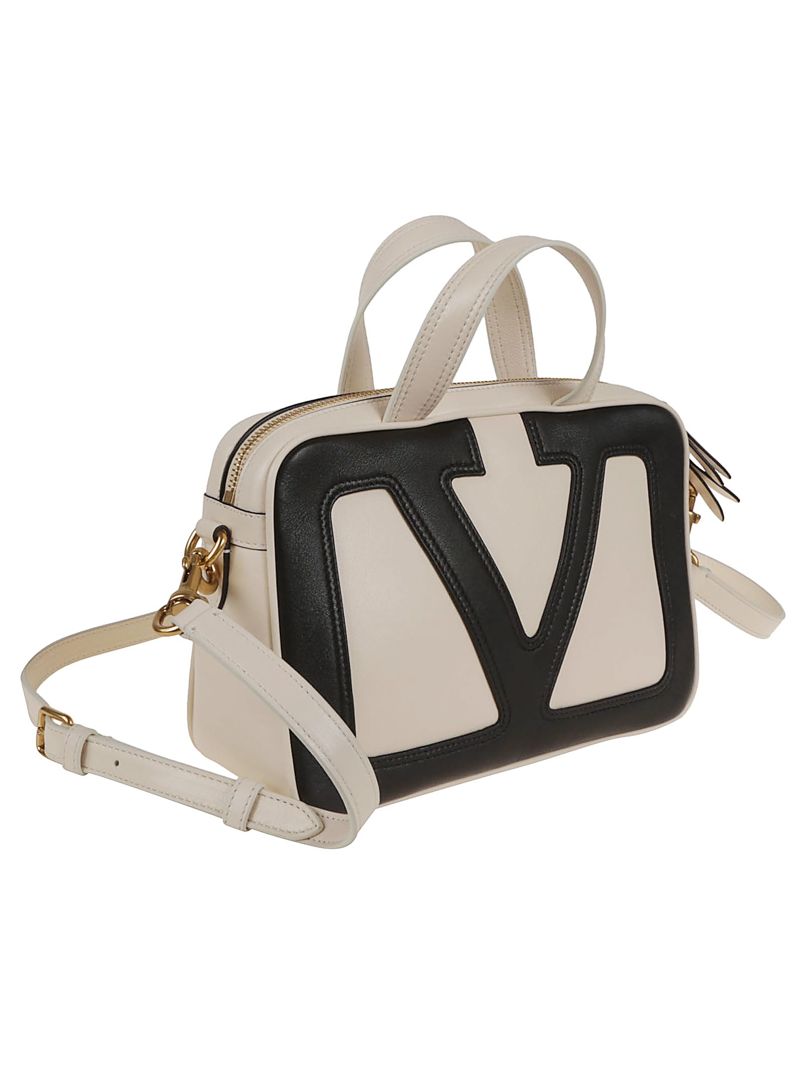 Valentino Viva Superstar Small Two-tone Leather Shoulder Bag