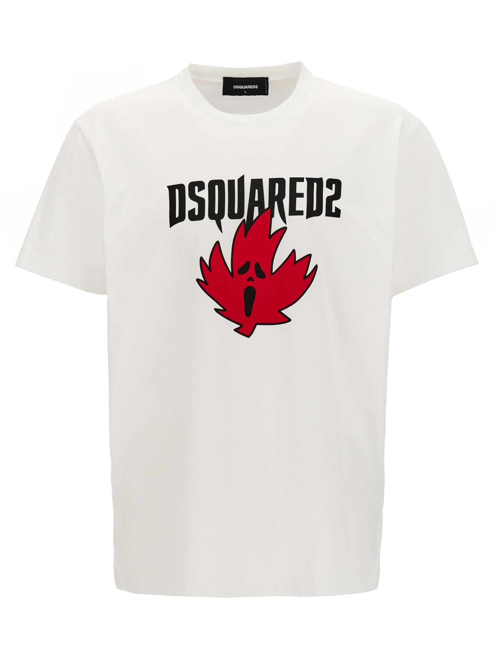 Shop Dsquared2 Logo Print T-shirt In White