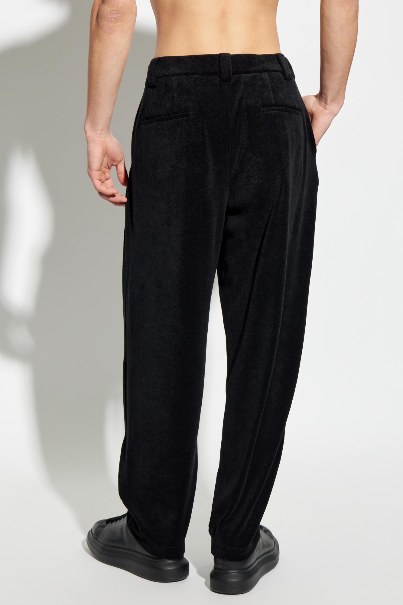 Giorgio Armani Tapered Trousers In Uc001