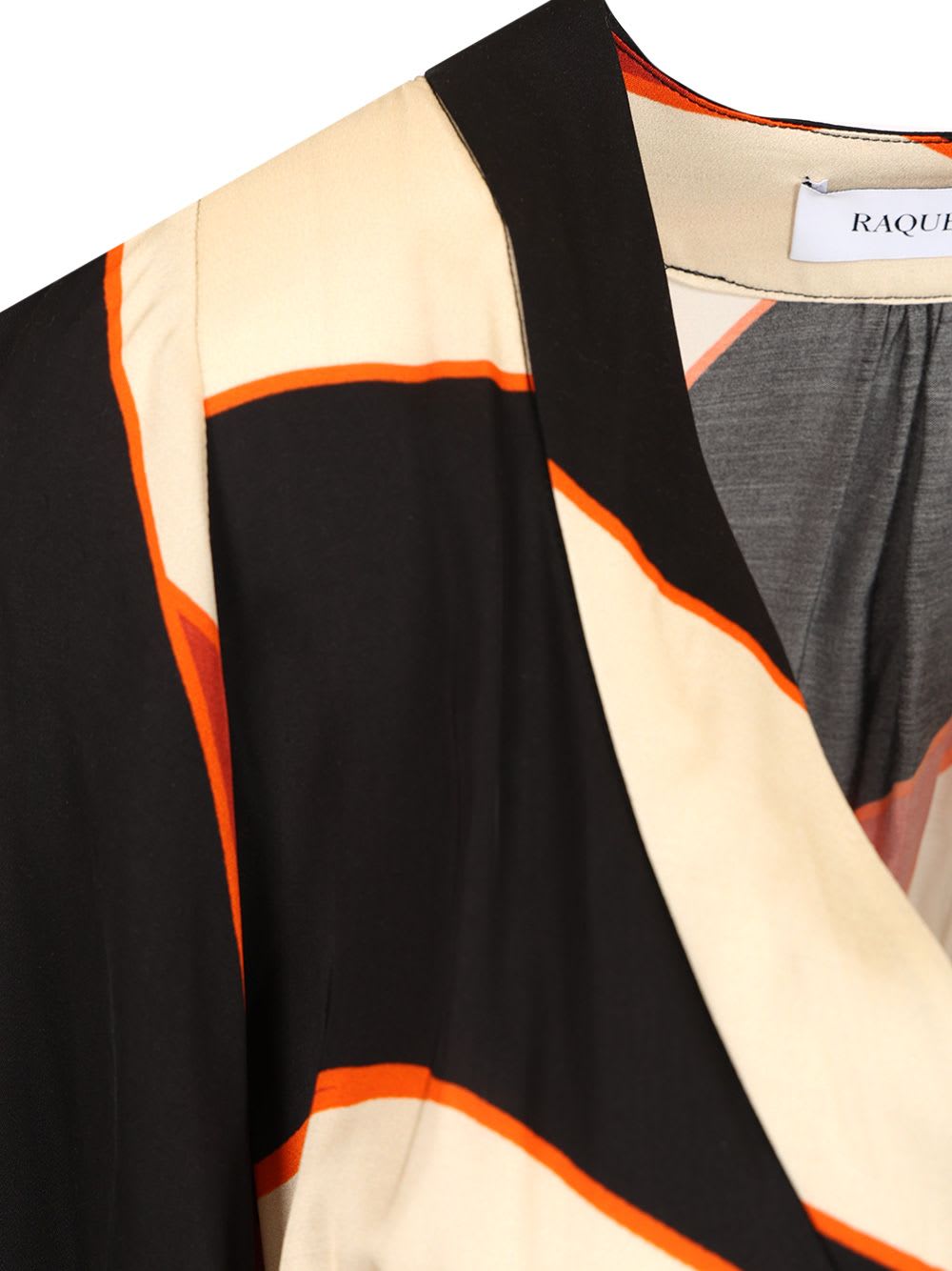 RAQUEL DINIZ AURORA LONG DRESS RASO VISCOSA STAMPATO