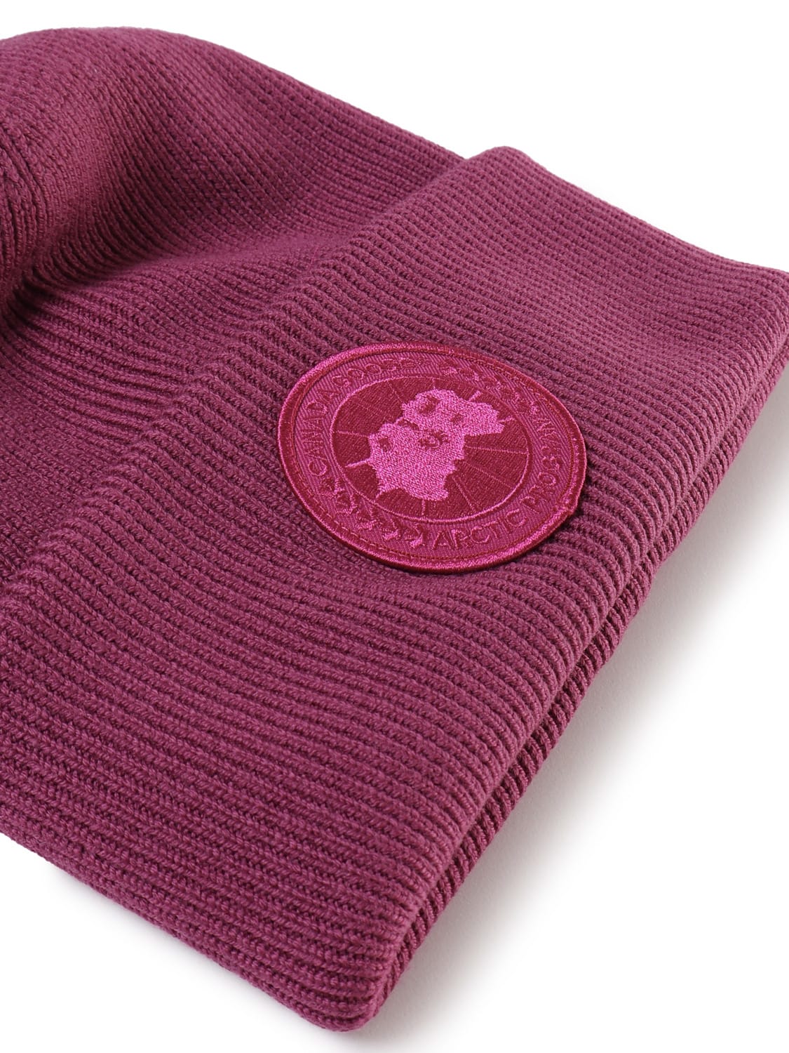 Shop Canada Goose Arctic Toque Garment Dye Hat In Magenta