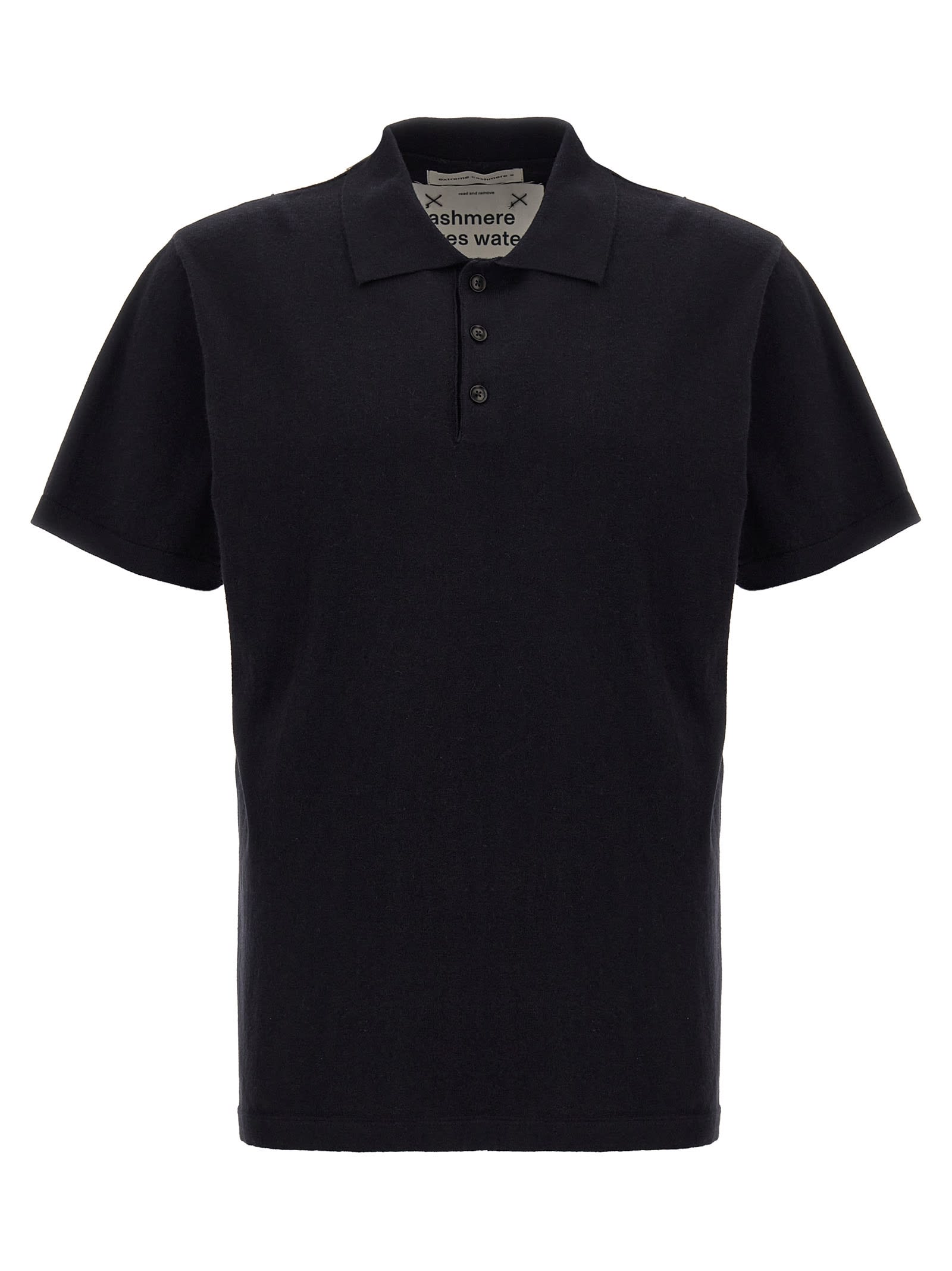 Shop Extreme Cashmere N°352 Avenue Polo Shirt In Blue