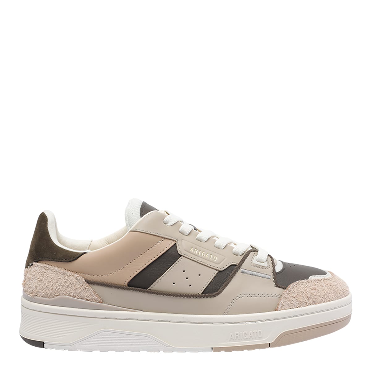 Axel Arigato Modern Low-top Sneakers With Textured Panels In Gray