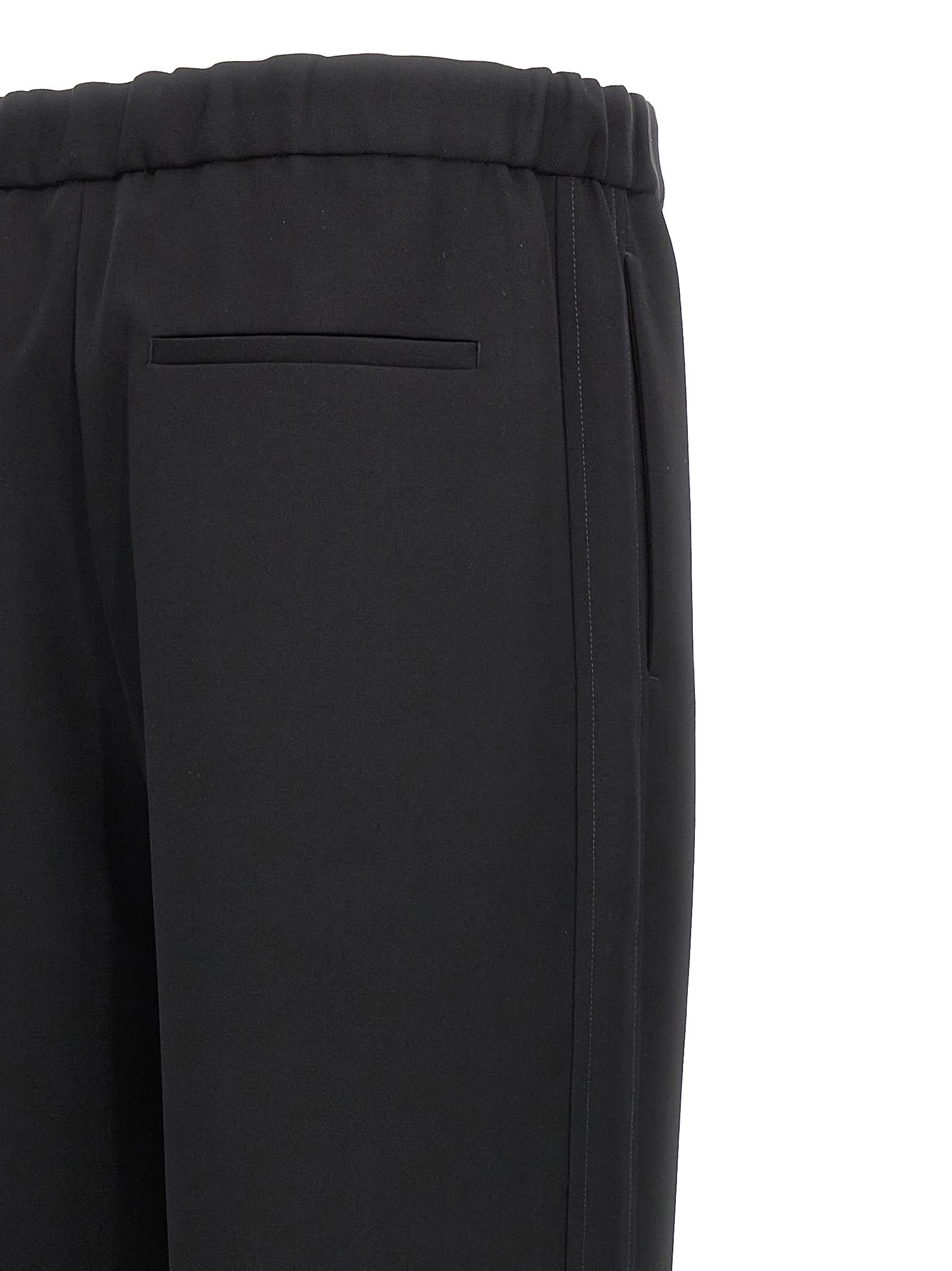 Shop Jil Sander 131 Pants In Black