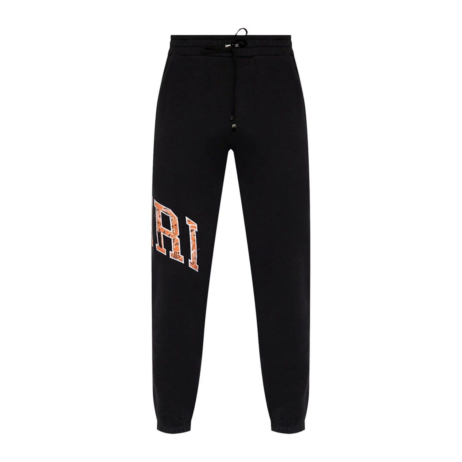 Shop Amiri Bandana Sweatpants In Black