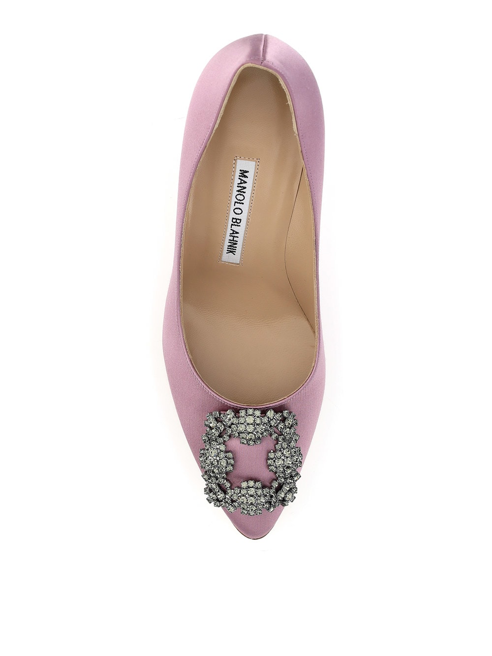 Shop Manolo Blahnik Hangisi Pumps In Mpur