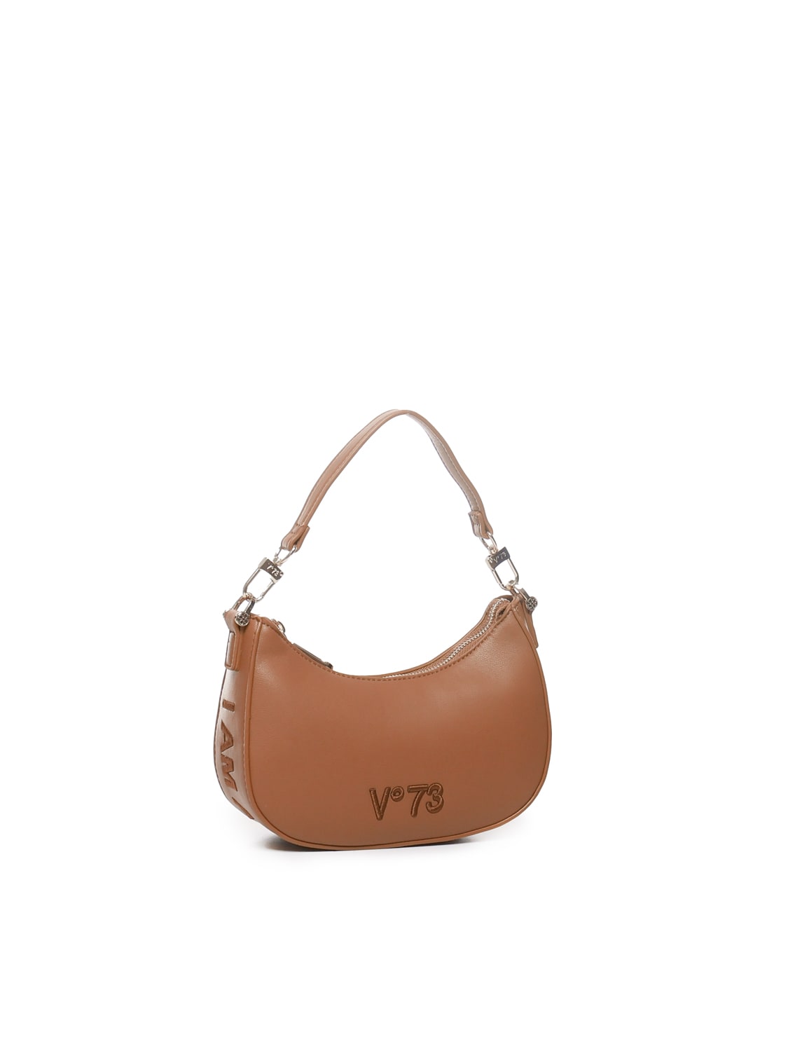 Shop V73 Echo Shoulder Bag In Leather Brown