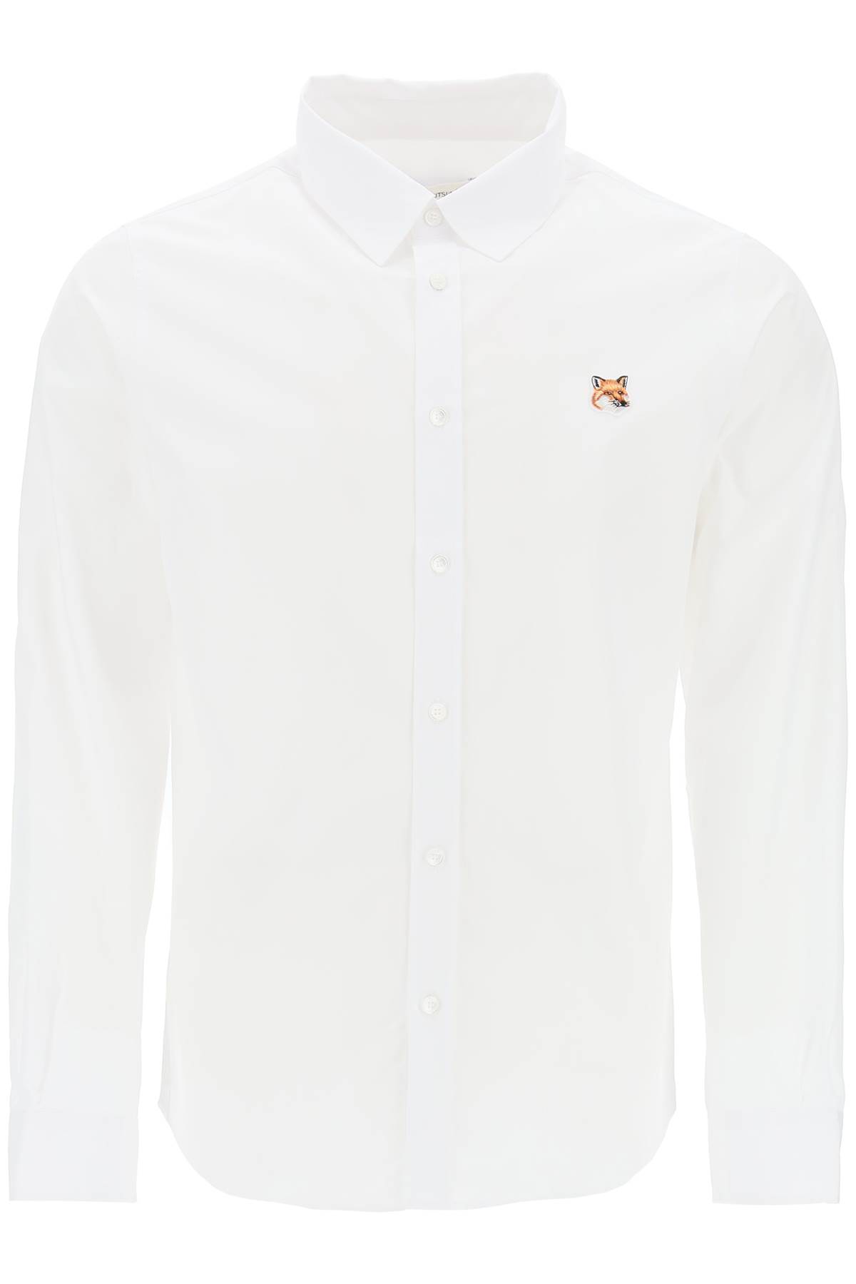 MAISON KITSUNÉ FOX HEAD POPLIN SHIRT