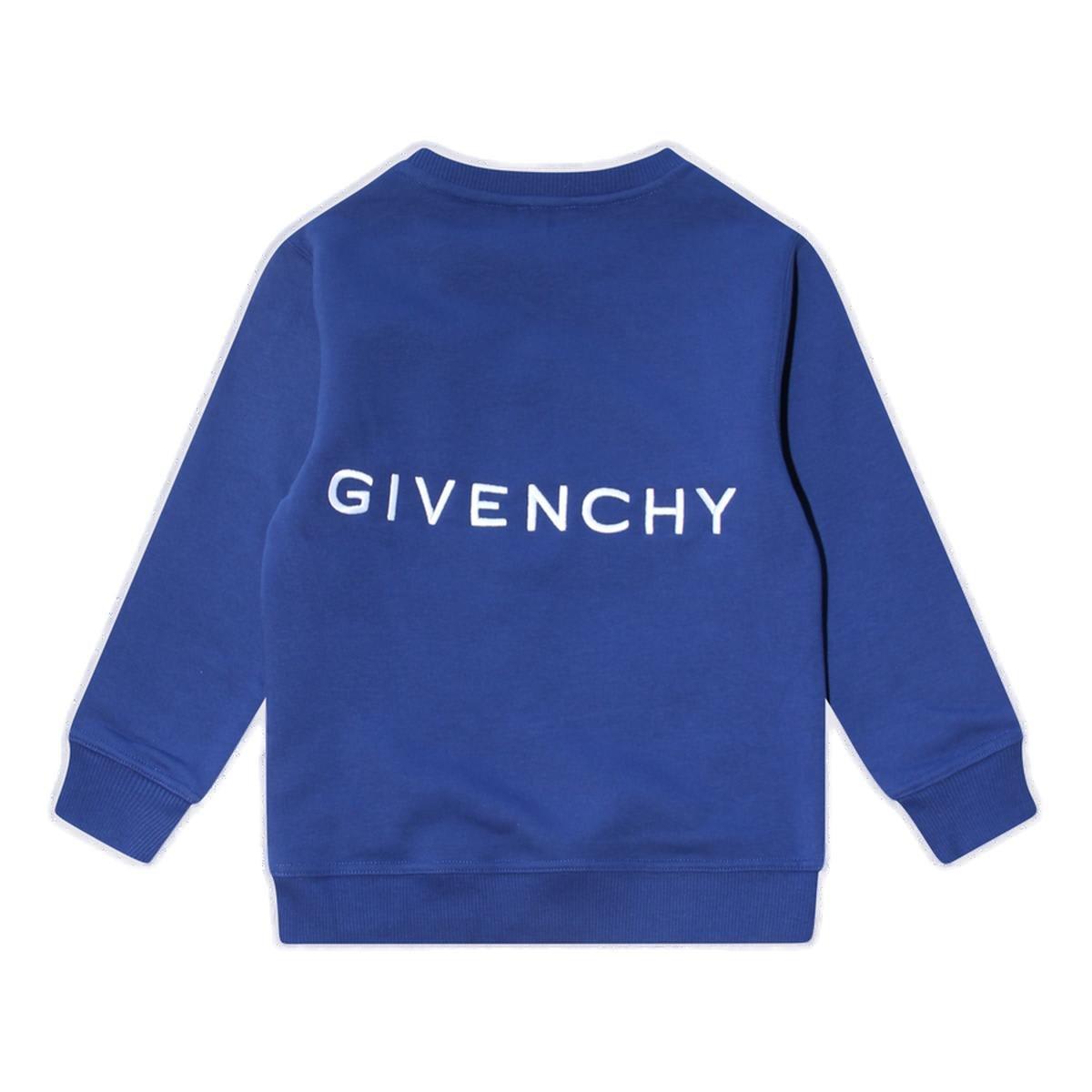 Shop Givenchy X Disney Oswald-printed Crewneck Sweatshirt In Marine