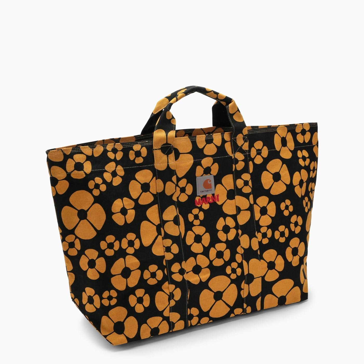 Marni X Carhartt Wip Tote Bag Black/orange | Smart Closet