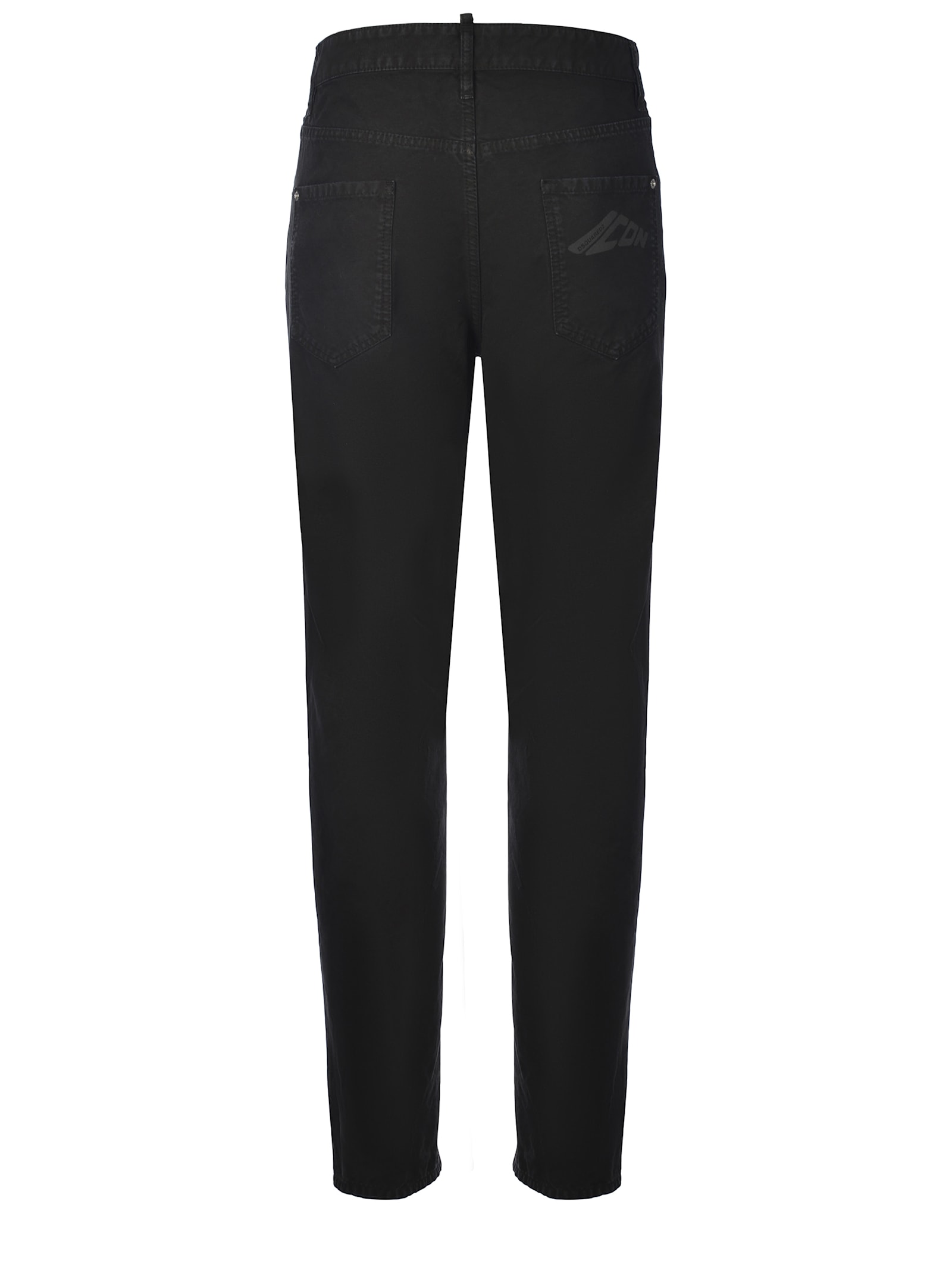 Shop Dsquared2 Jeans  Icon Made Of Denim In Black