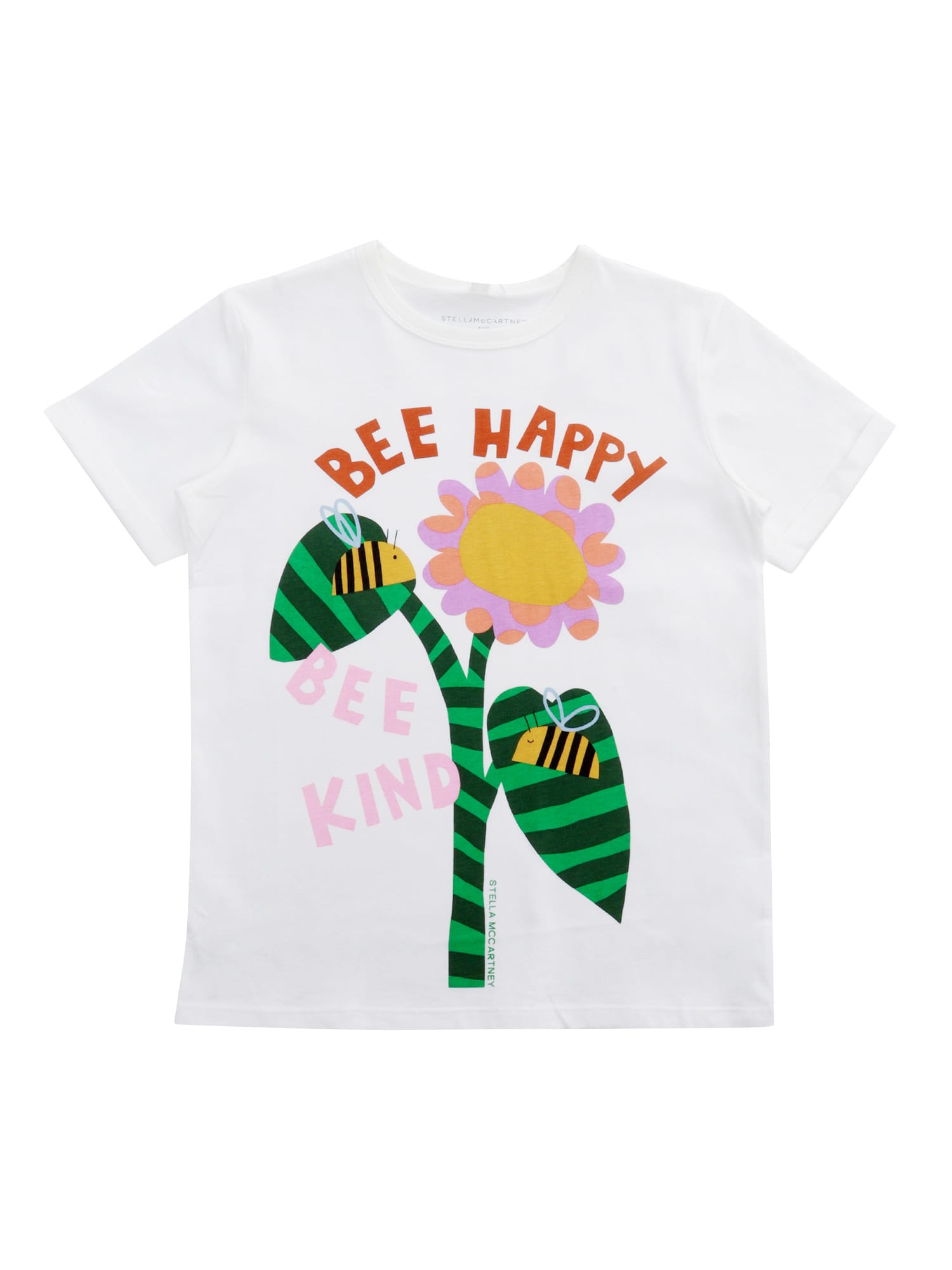 Stella Mccartney Kids' White T-shirt With Print