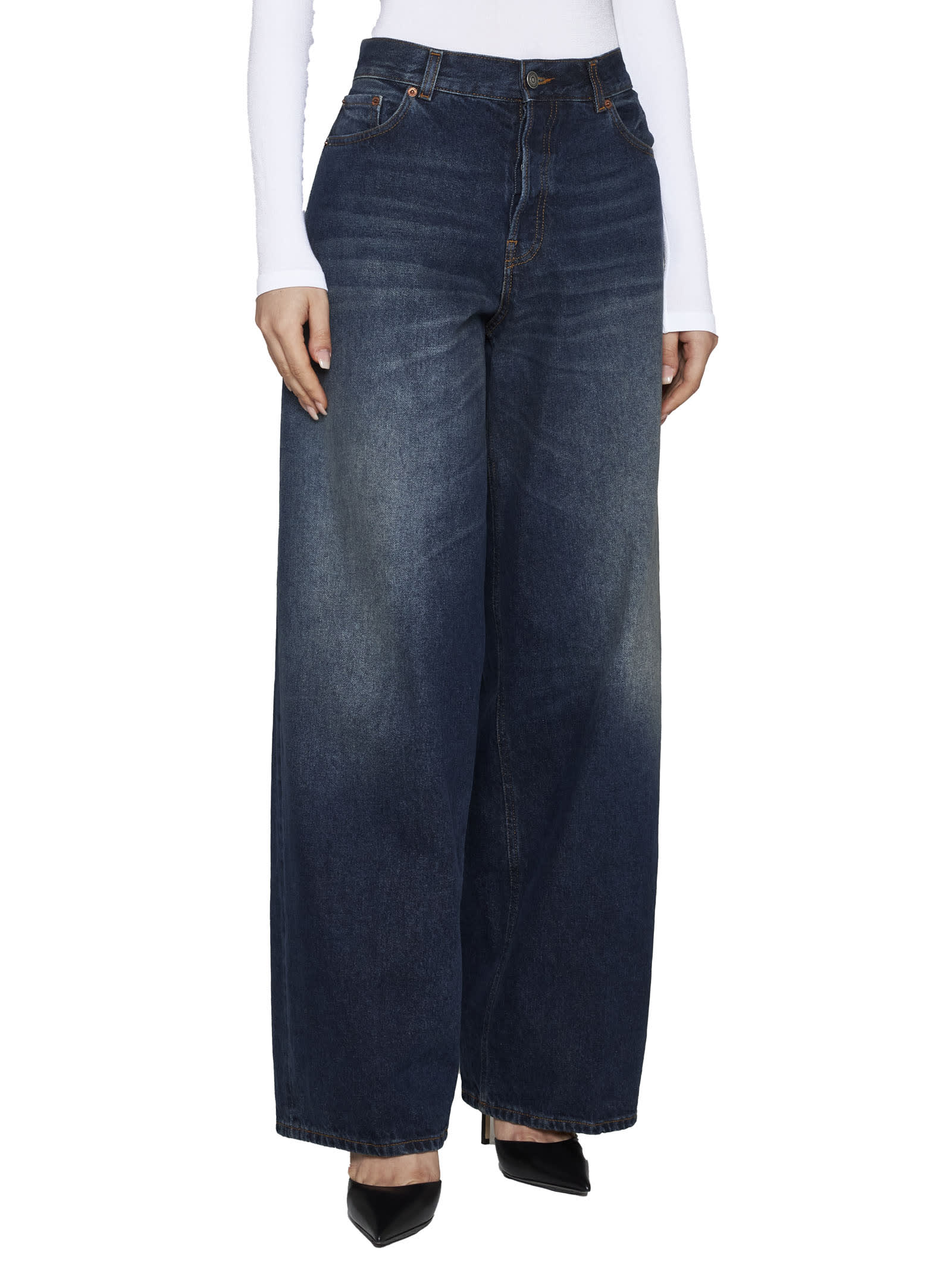 Shop Haikure Jeans In Intense Blue