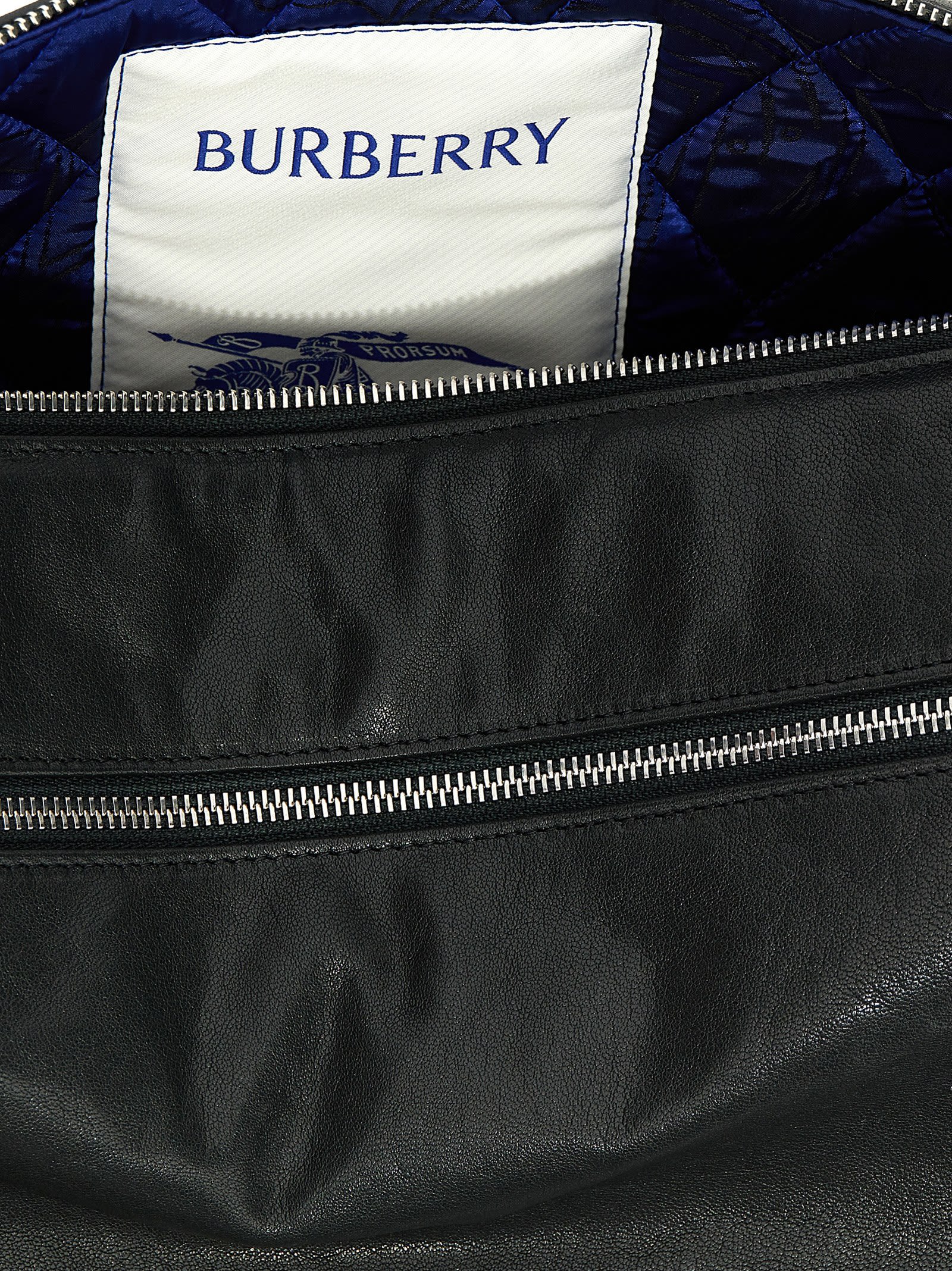Shop Burberry Messenger Shield Bag In Multicolor