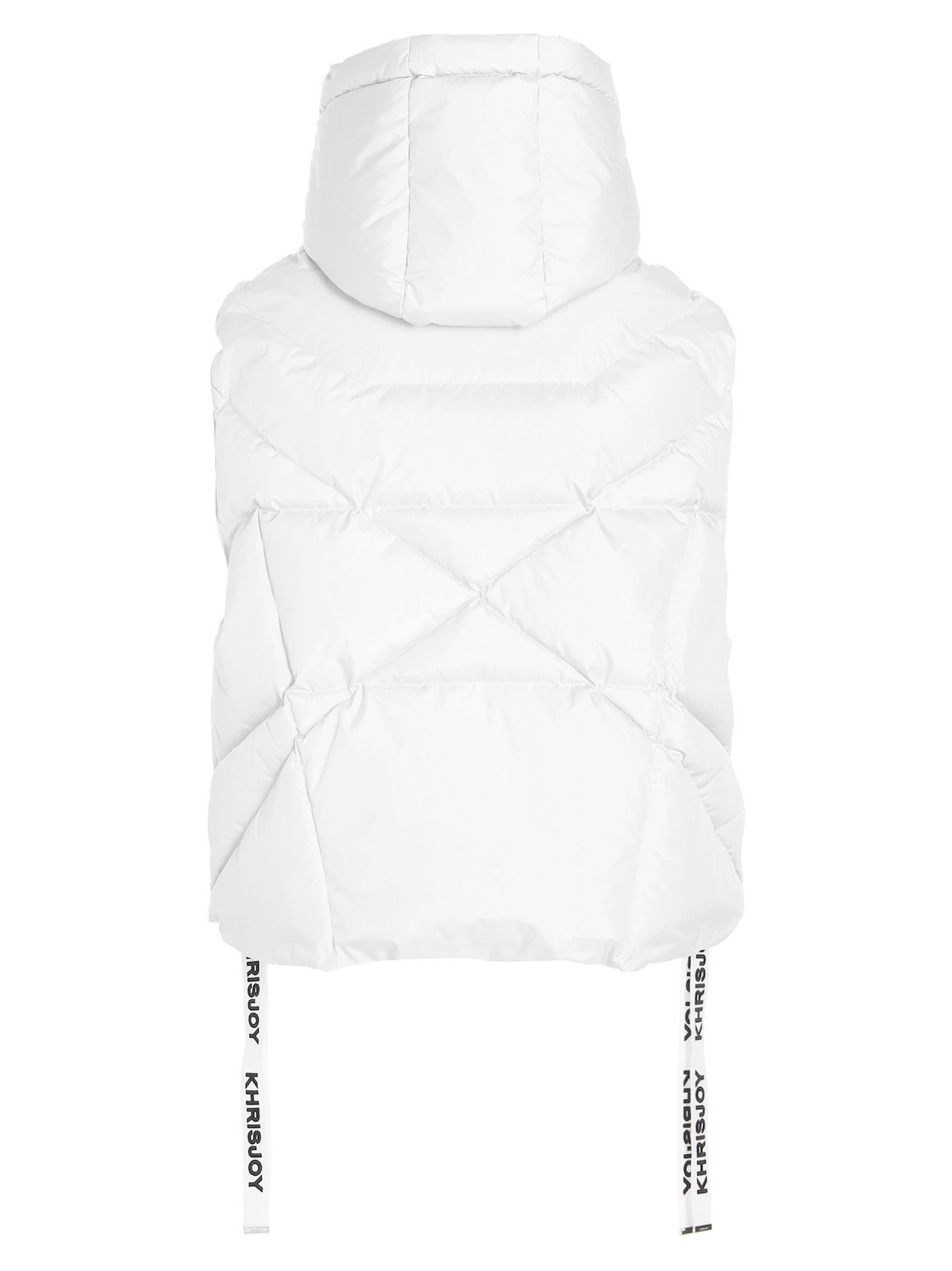 Shop Khrisjoy Puff Iconic Vest In White