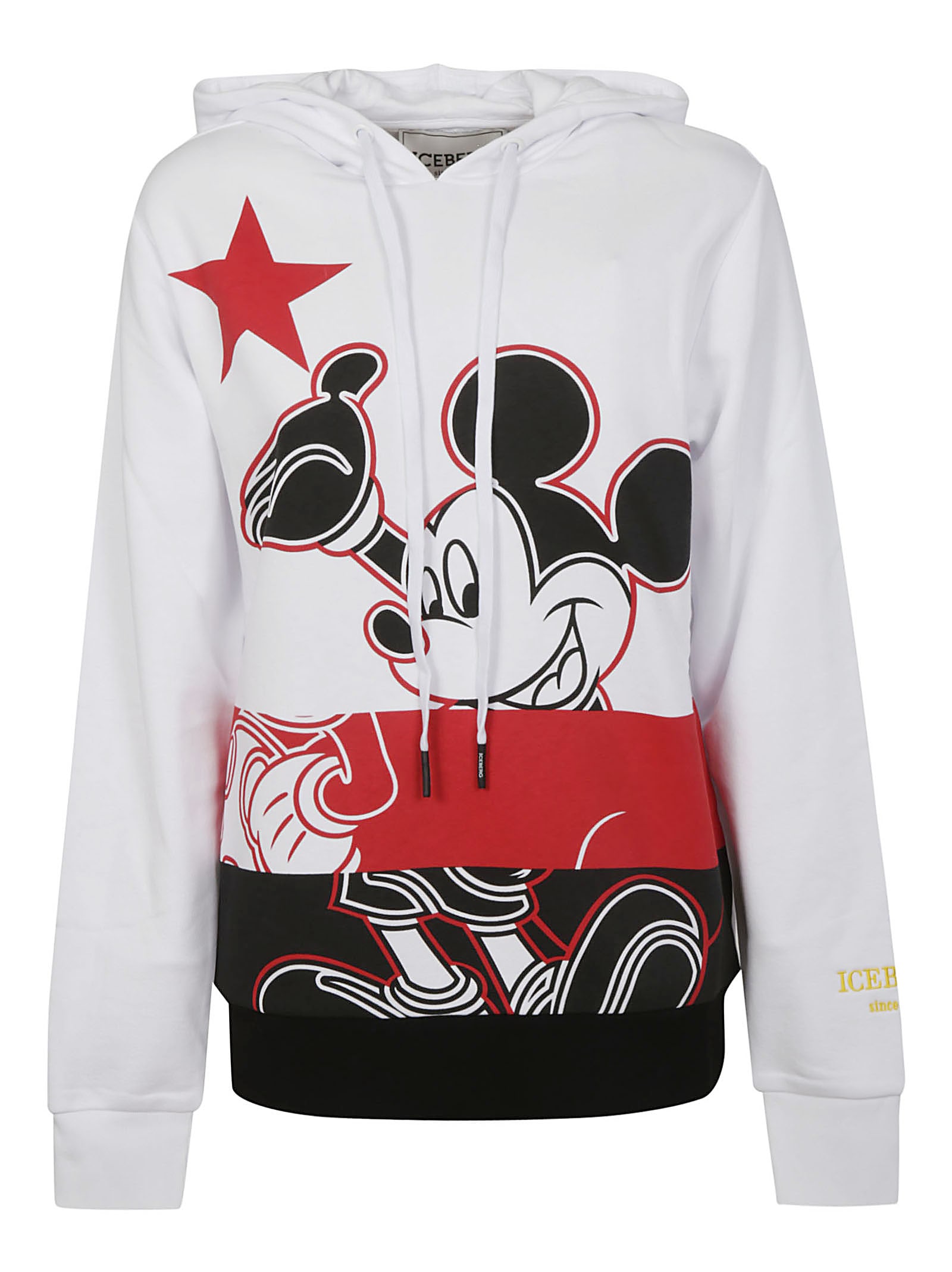 mickey mouse hoodie white