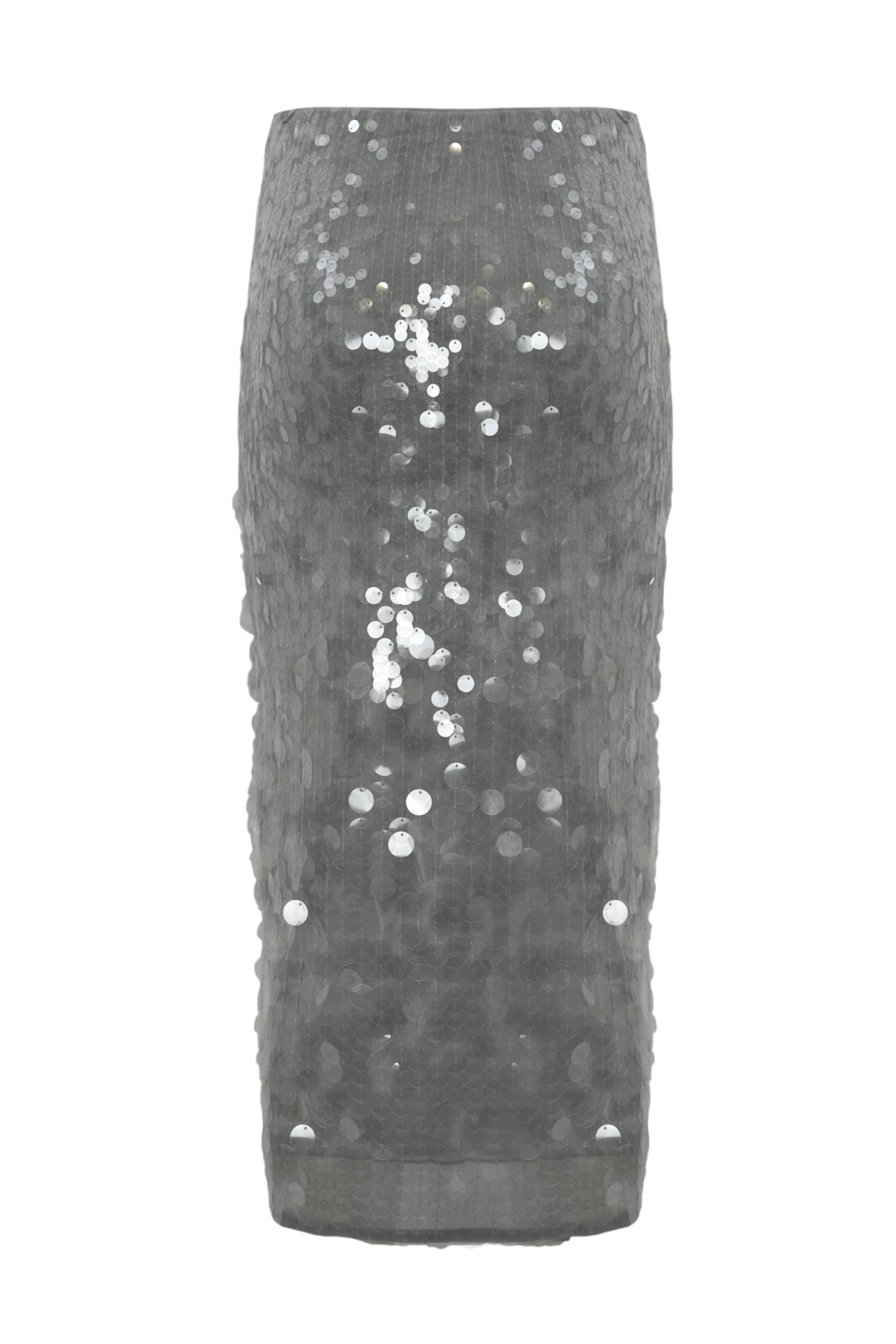 PATRIZIA PEPE SEQUIN MIDI SKIRT