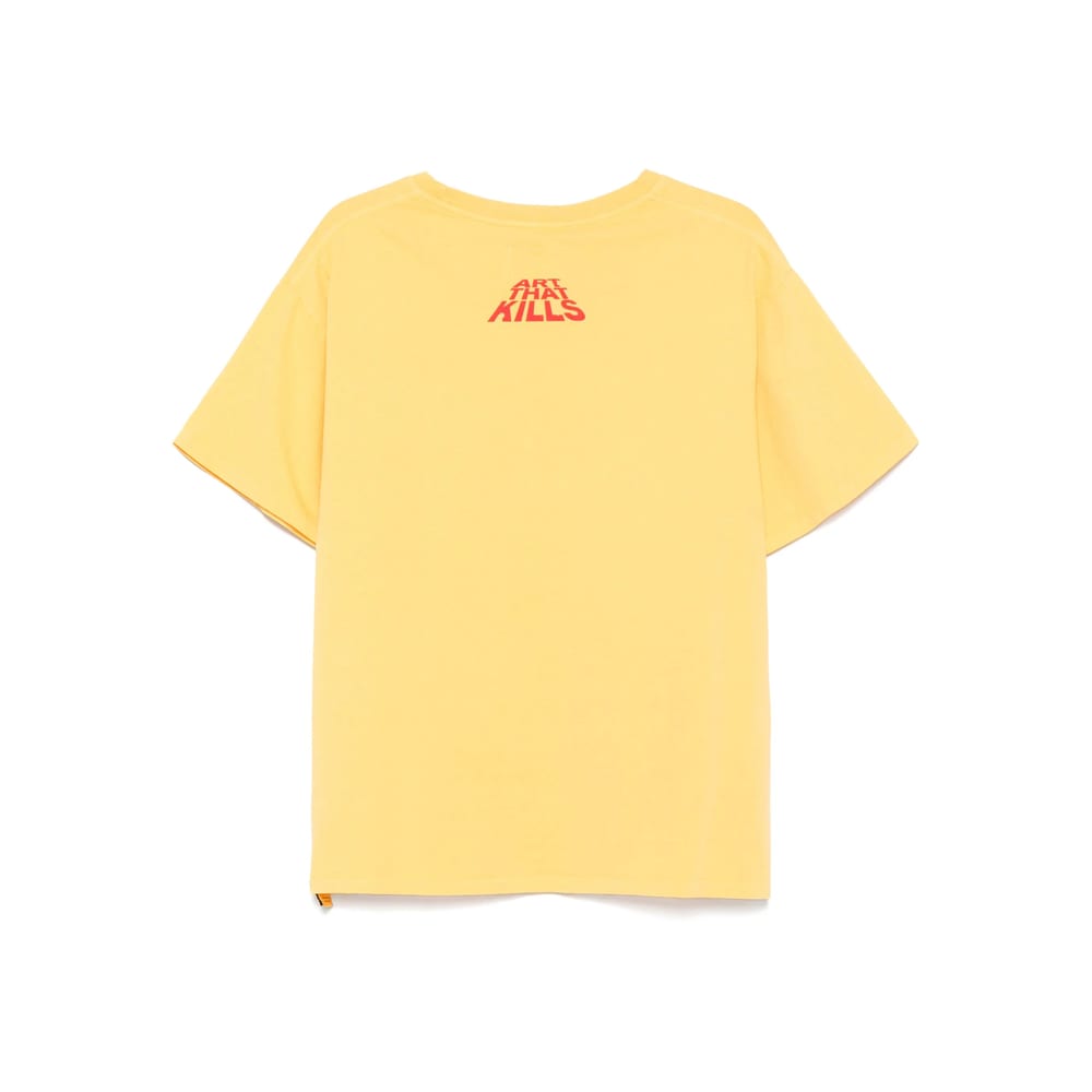 Gallery Dept. Short-sleeved T-shirt In Yellow