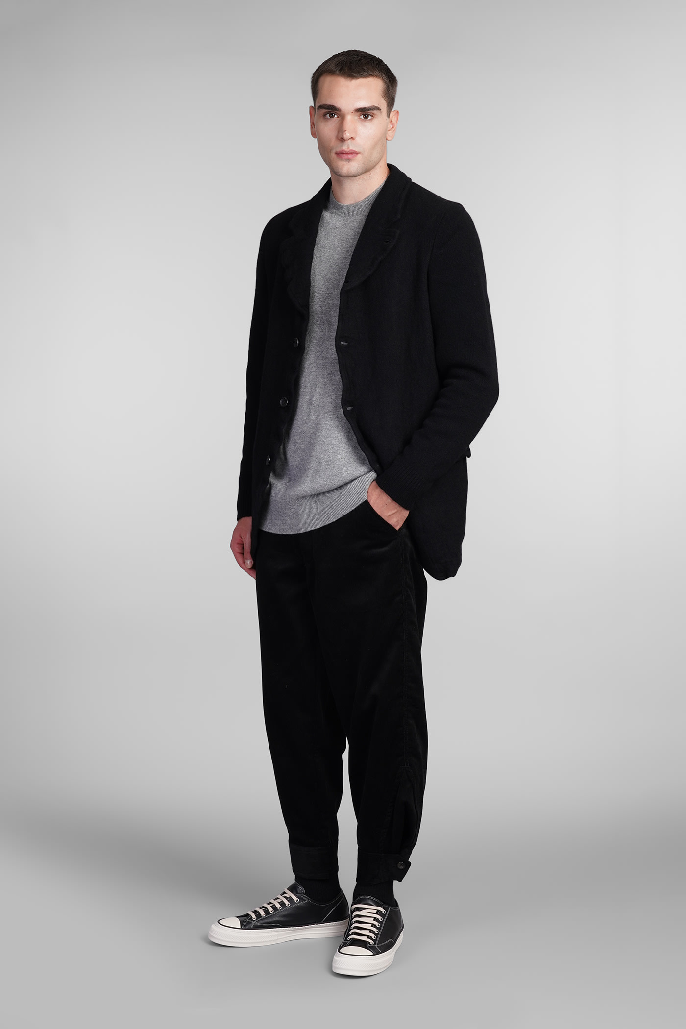 Shop Comme Des Garçons Shirt Pants In Black Cotton