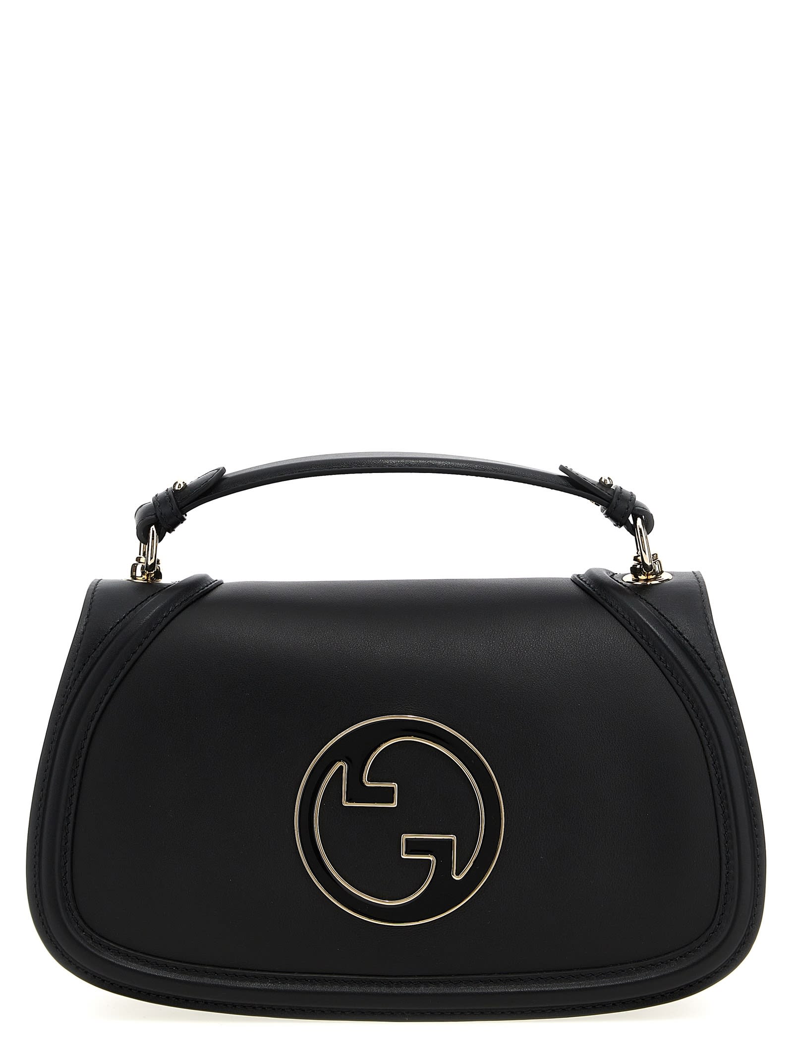Gucci Medium Blondie Leather Crossbody Bag In Black