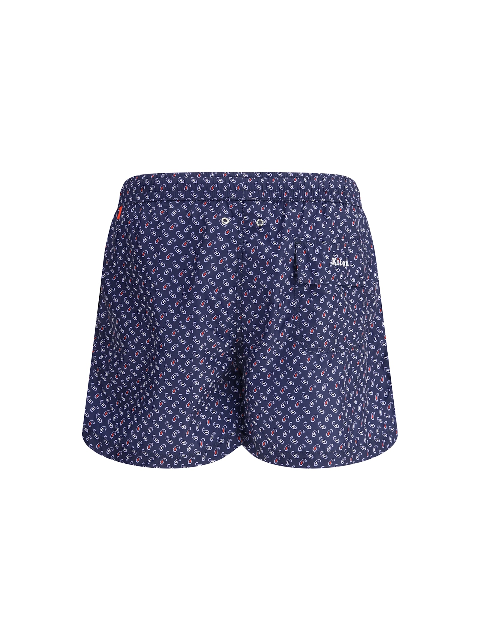 Shop Kiton Logoed Swimshorts In Mare