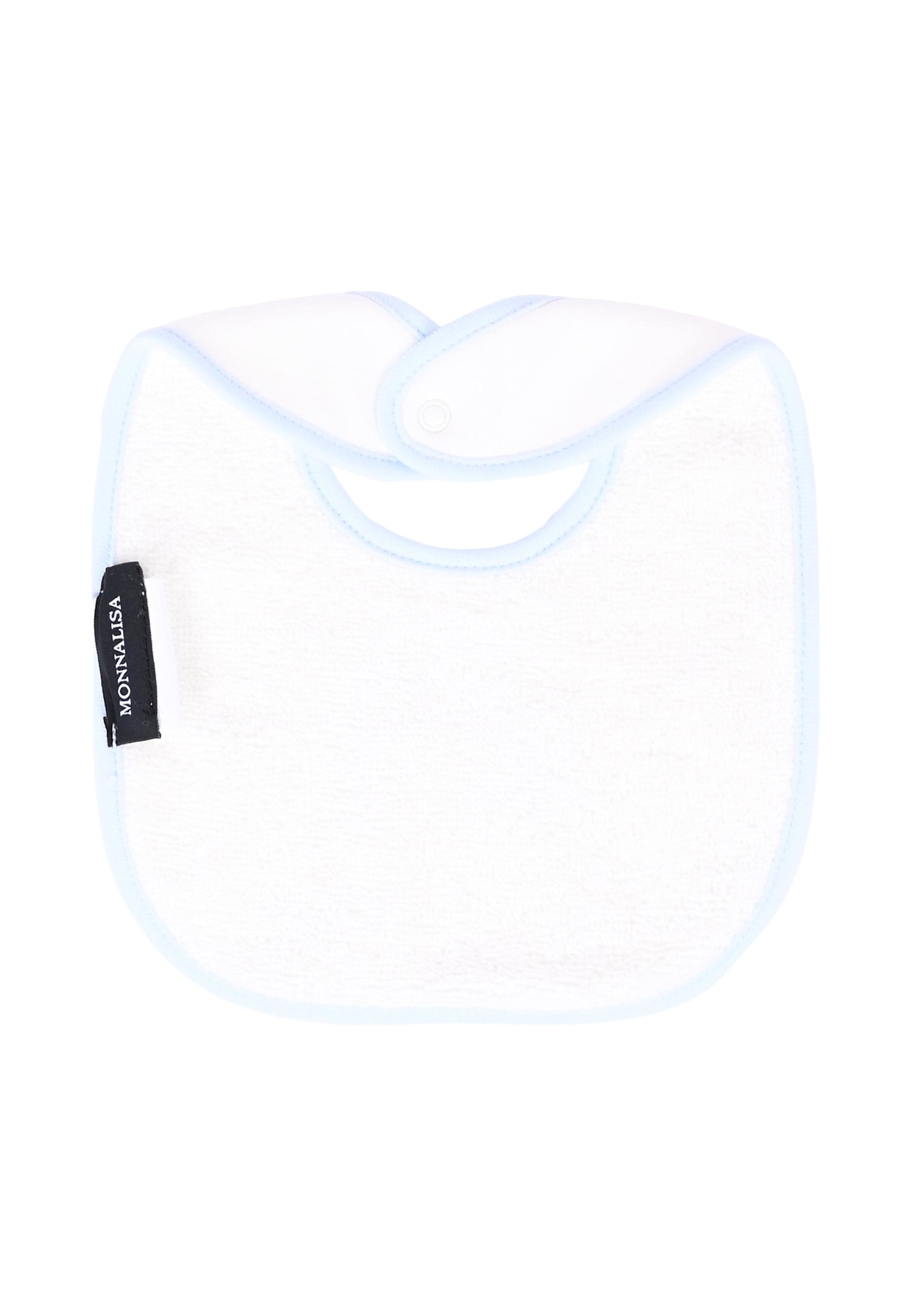 Monnalisa White Babygrow Set For Baby Boy With Rainbow In White