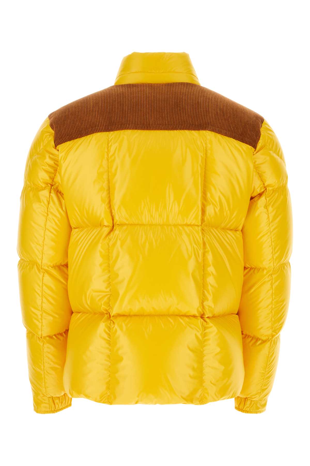 Moncler Yellow Polyester Ain Down Jacket In 109
