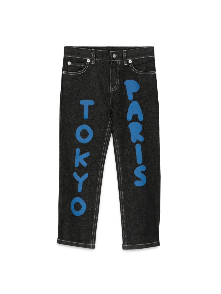 Shop Kenzo Tokyo Paris Jeans In Denim