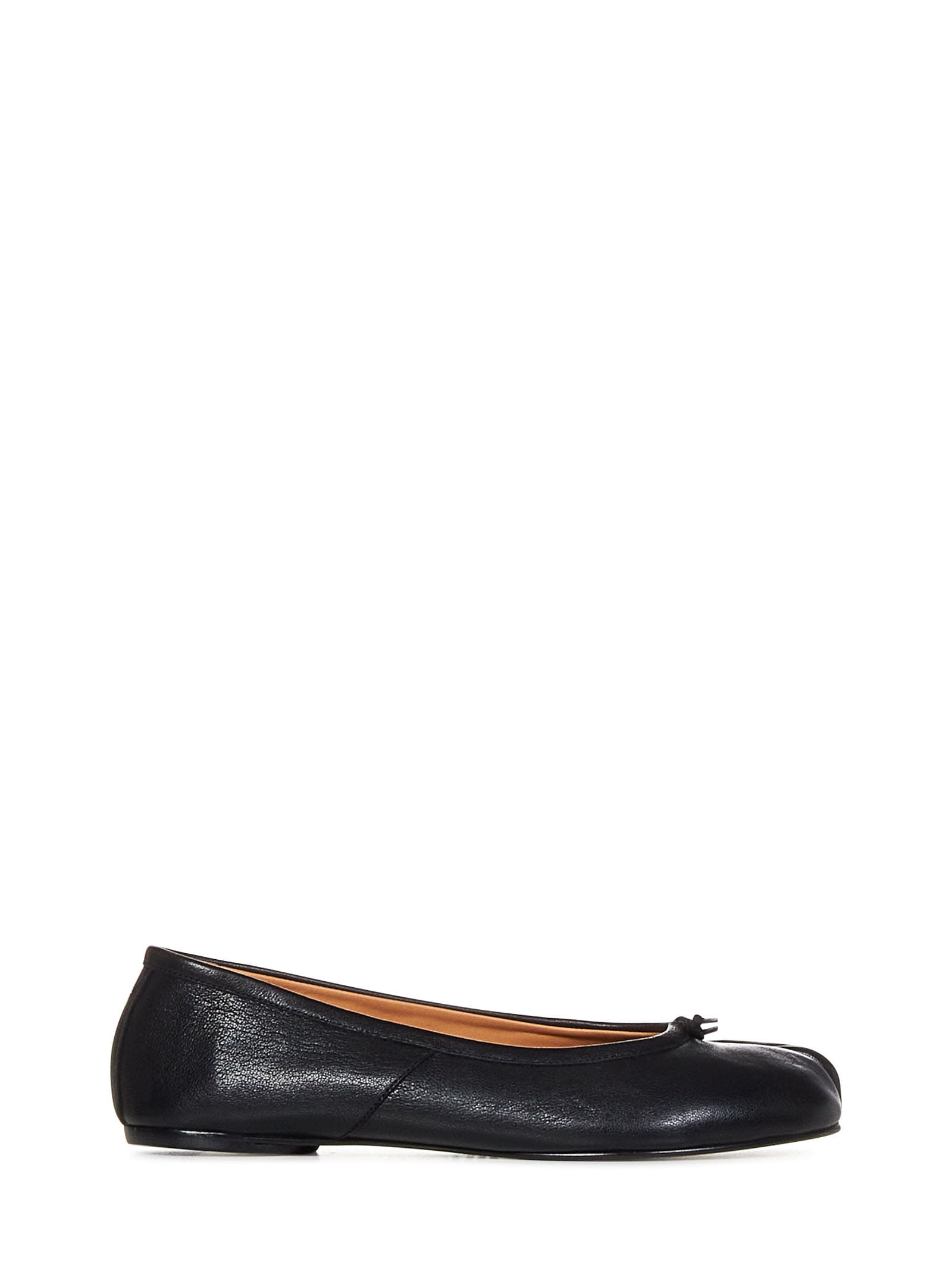 Shop Maison Margiela Tabi Ballet Shoes In Black