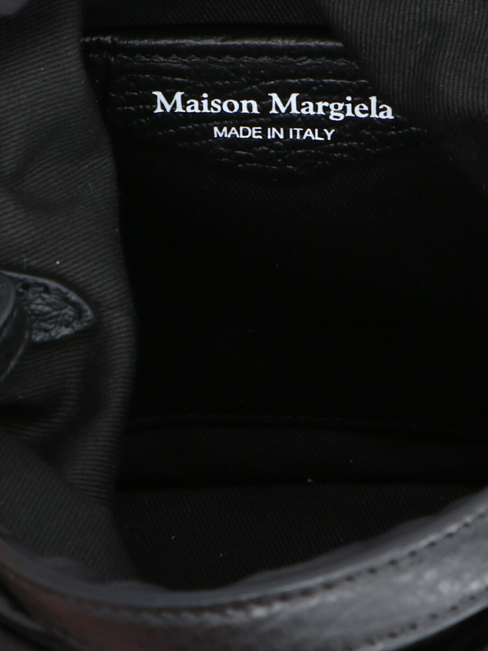 Shop Maison Margiela 5ac Bucket Bag In Black