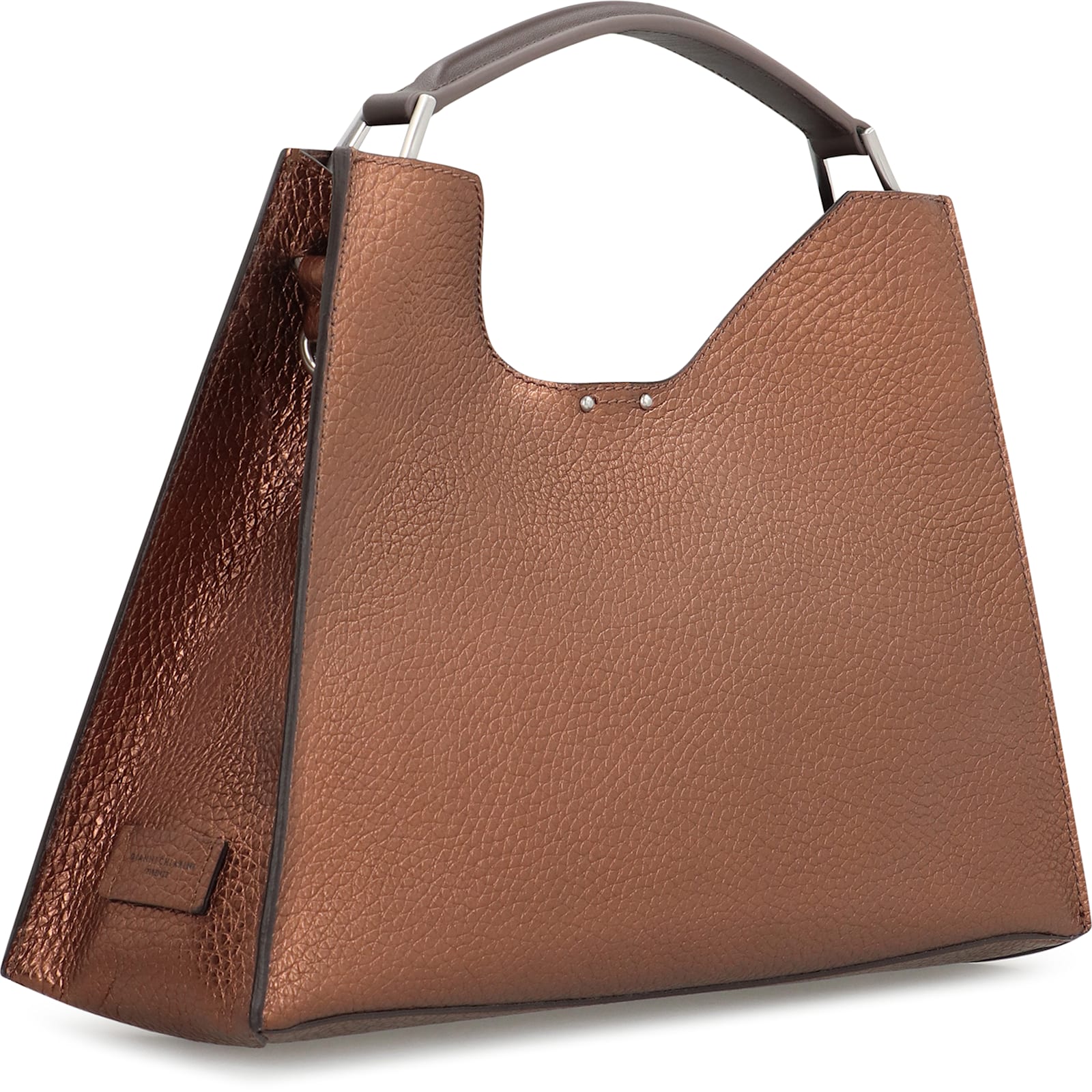 Gianni Chiarini Aurora Leather Tote Bag In Brown