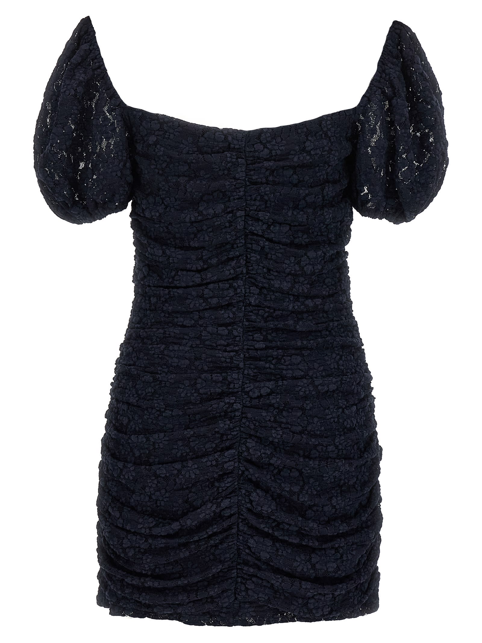 Rotate Birger Christensen Lace Dress In Blue