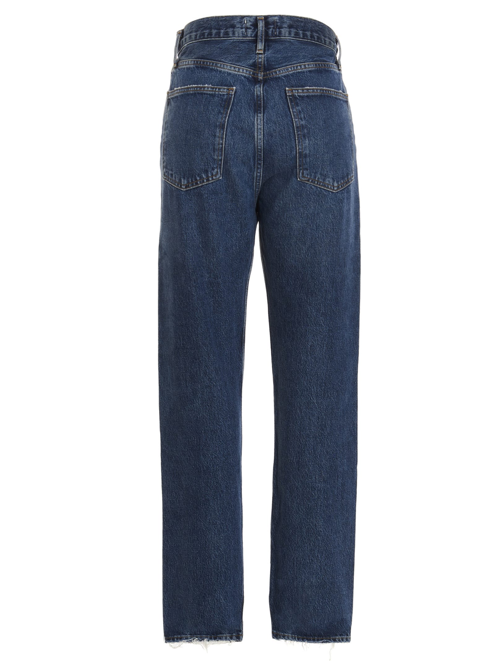 Shop Agolde Jeans 90s Pinch Waist Straight In Range In Blue