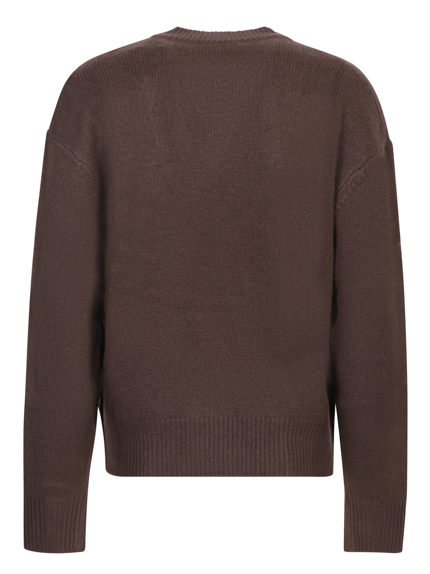 Shop Iro Dark Brown Cashmere Sweater