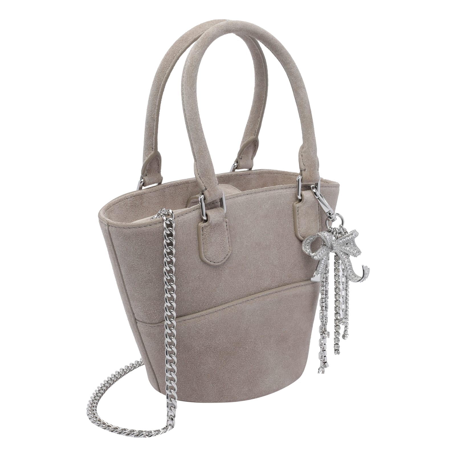 Self-portrait Self Portrait Women Suede Tote Bag