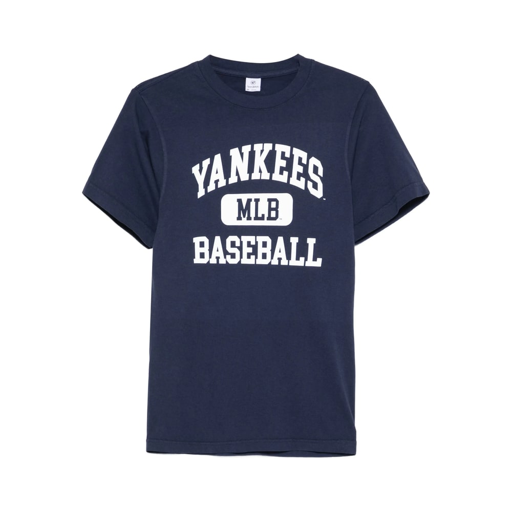 Sporty &amp; Rich Yankees Ivy T-shirt In Blue