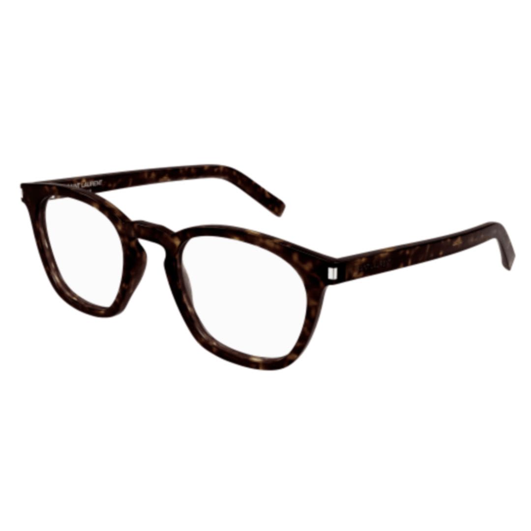 Shop Saint Laurent Sl 28 Opt-007 Havana-havana-transparent