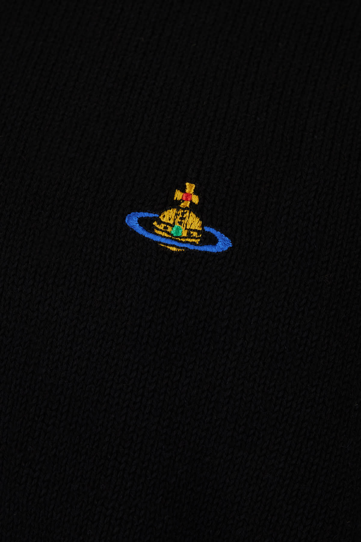 Shop Vivienne Westwood Black Cotton Blend Alex Sweater