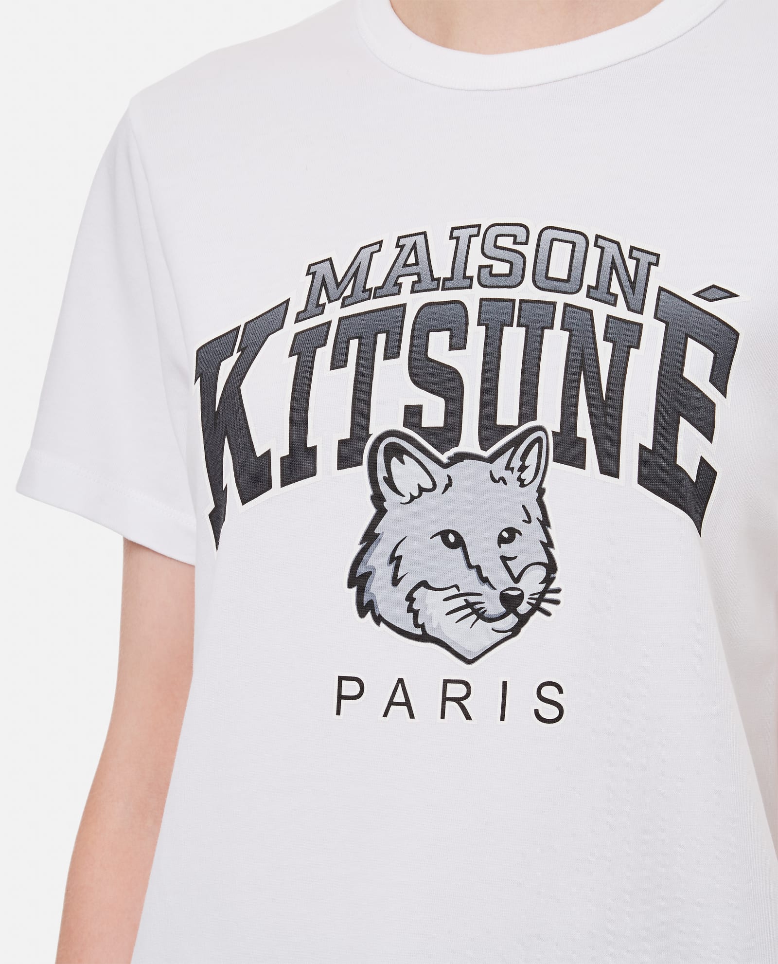 Maison Kitsuné Campus Fox Classic Cotton T-shirt | Smart Closet