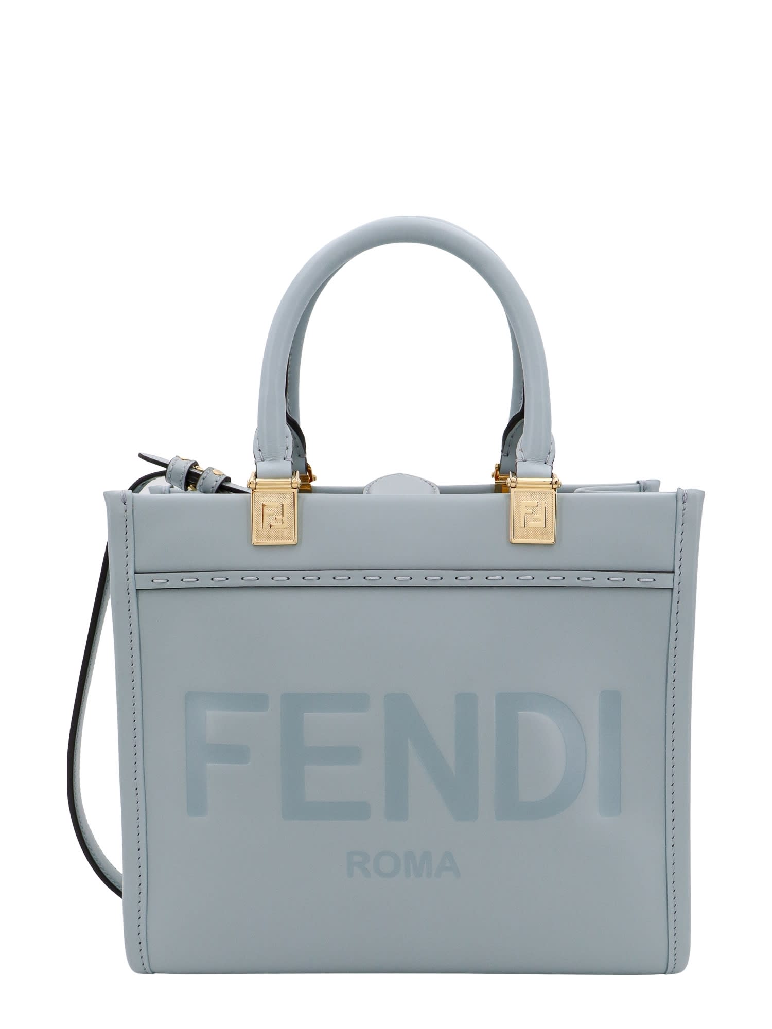 Shop Fendi Sunshine Small Handbag In Npu Anice+os