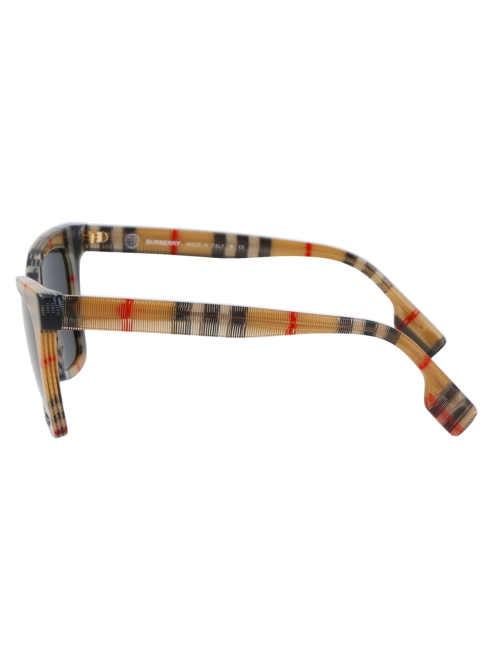 Shop Burberry Eyewear Elsa Sunglasses In 394487 Vintage Check