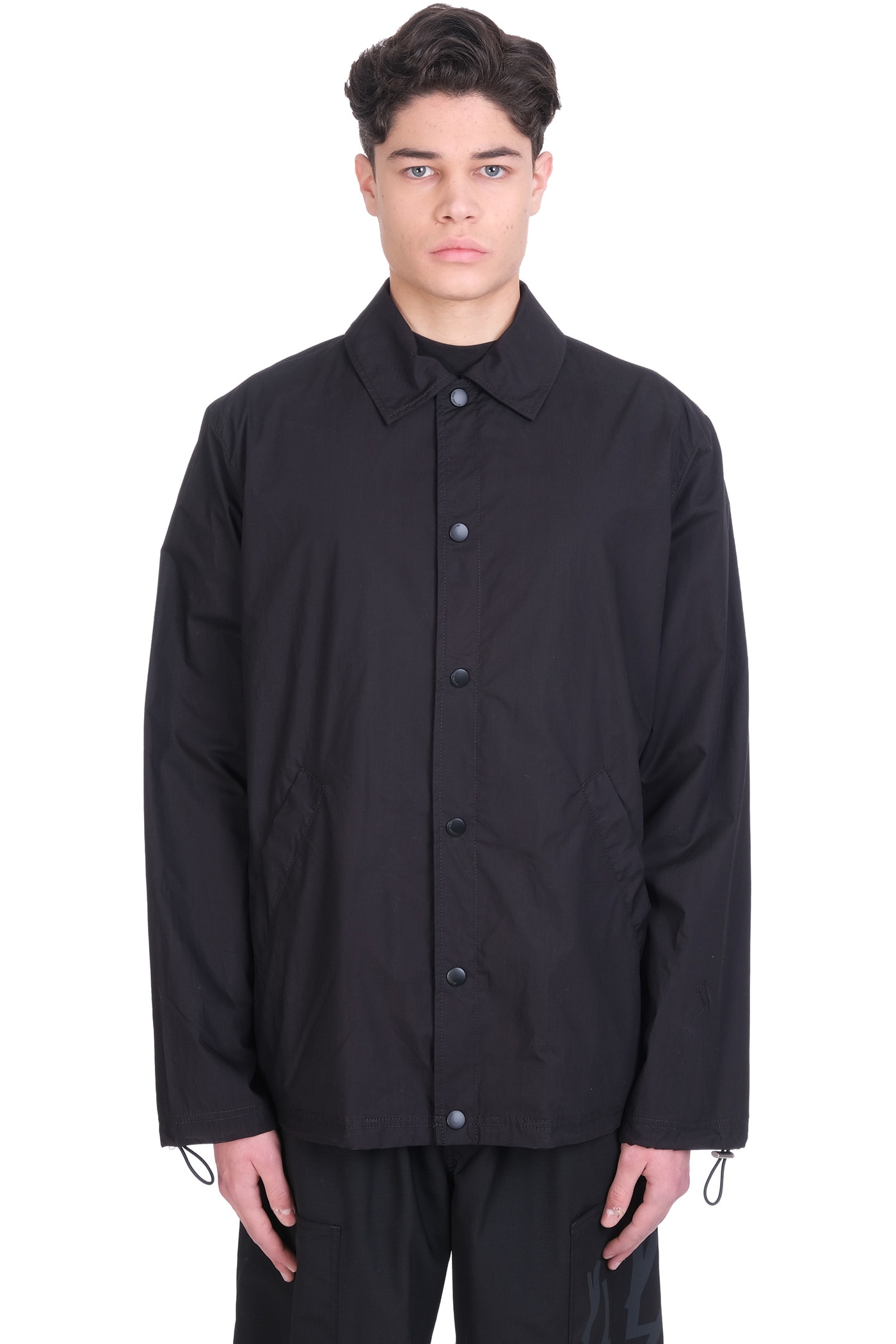44 Label Group Julo Casual Jacket In Black Cotton