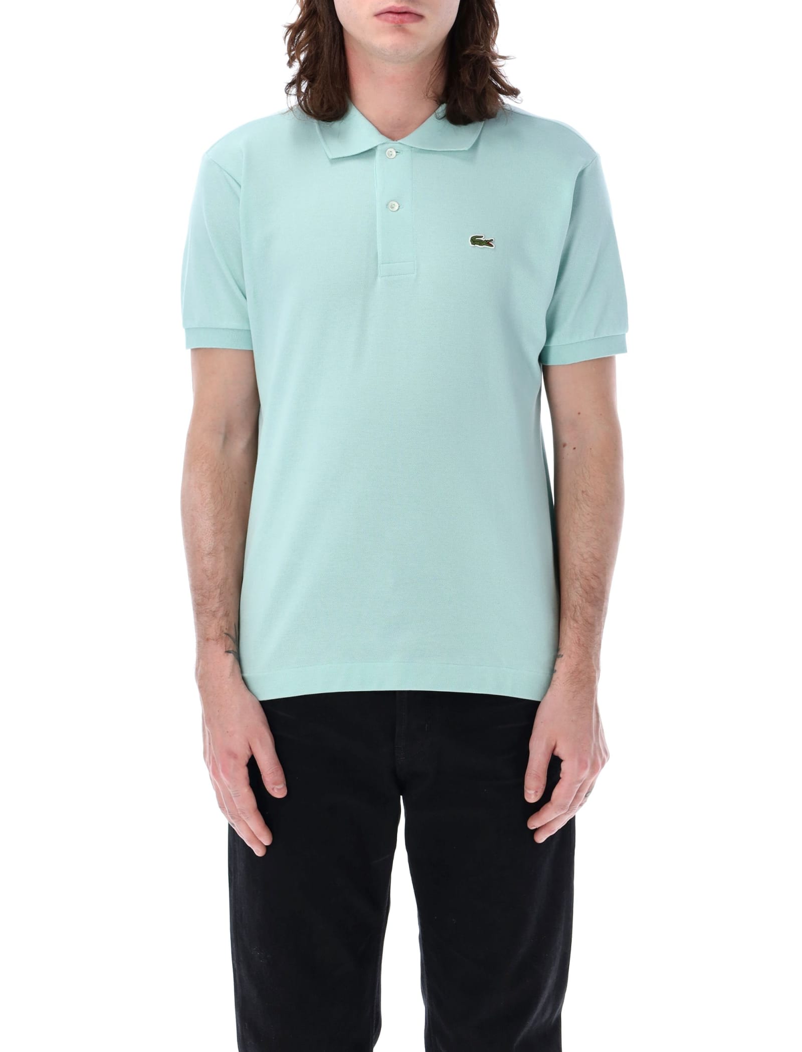 Shop Lacoste Classic Fit Polo Shirt In Light Mint