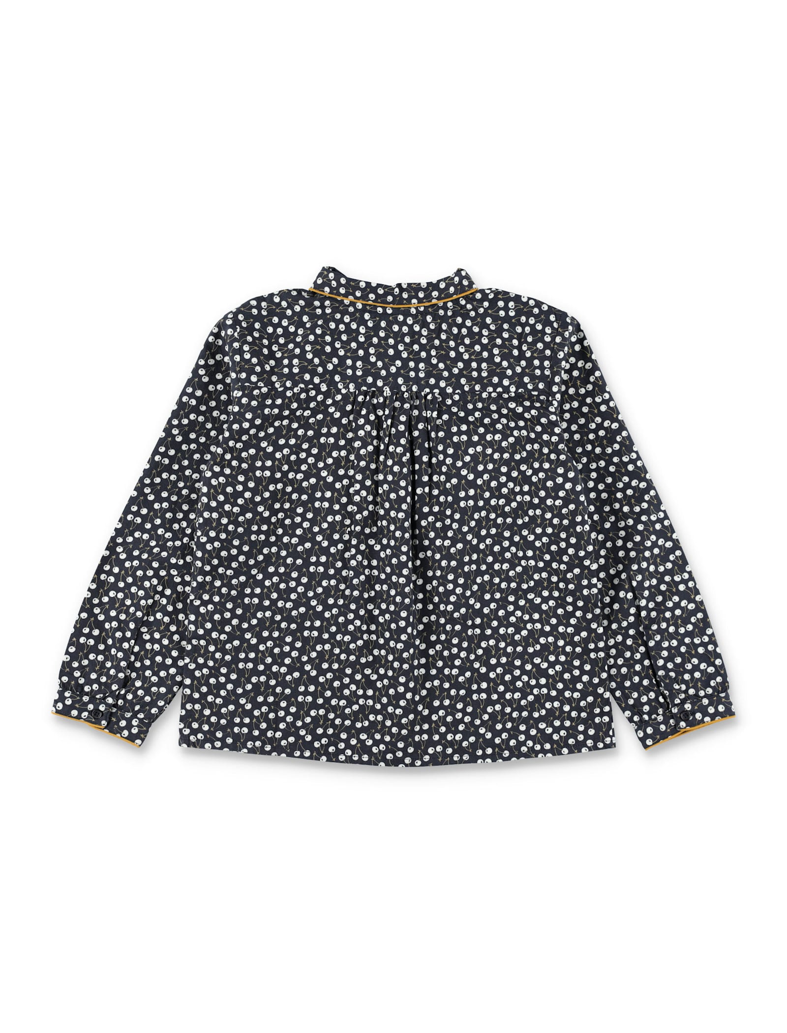 Bonpoint Hyacinth Girls Blouse With Cherry Print In Multi