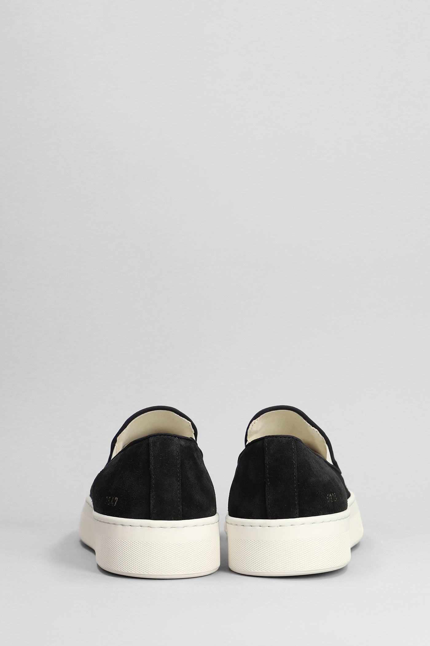 Shop Common Projects Sneakers In Black Suede