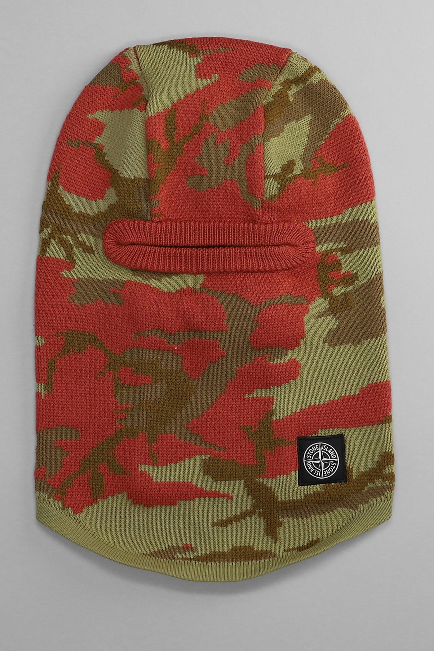 Stone Island Hats In Camouflage Wool